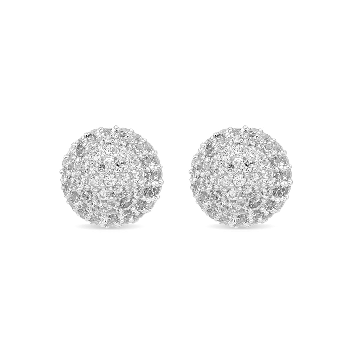 Pendientes con Circonita Brillante acabado plata - Gardsil