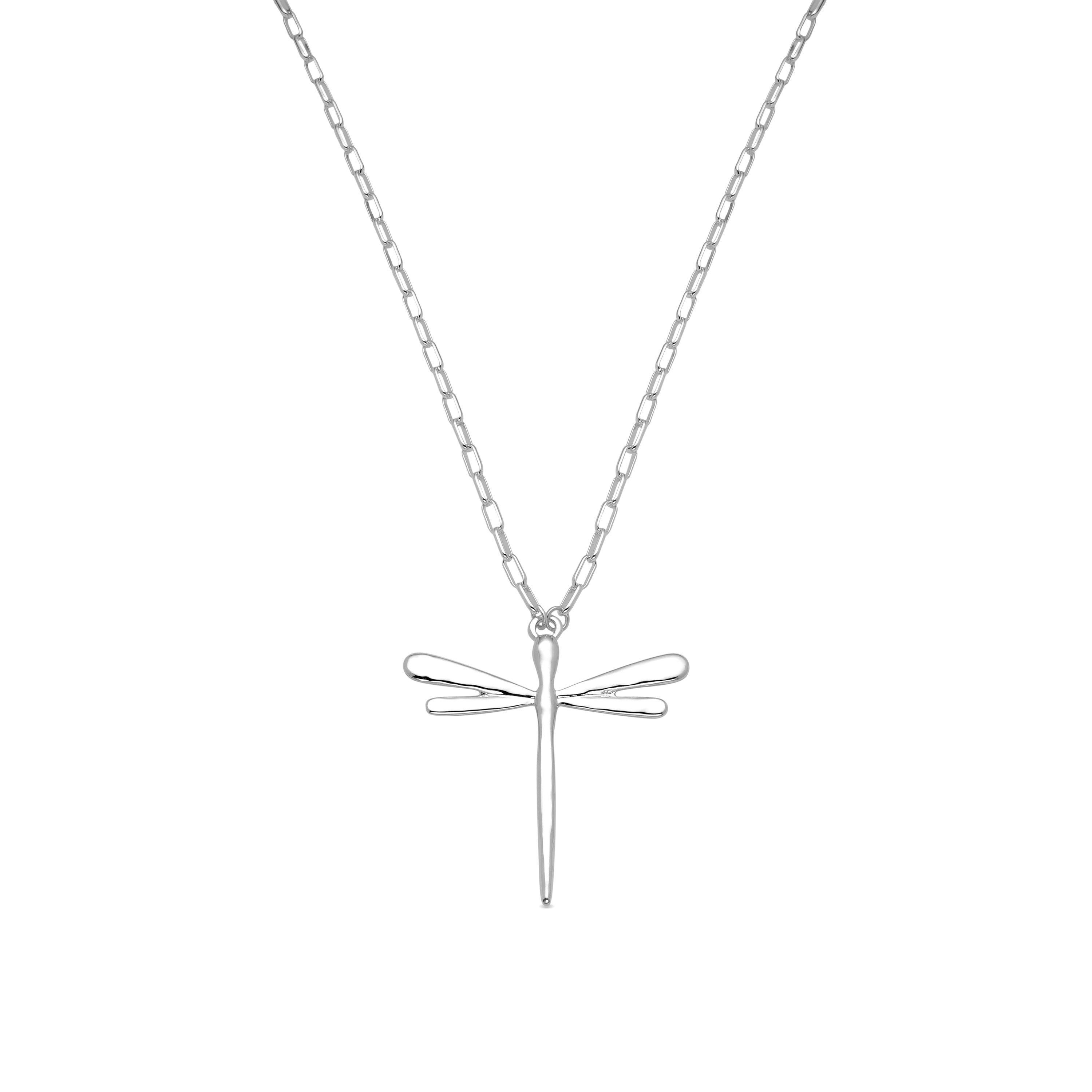 Rhodium-plated necklace - Kapox