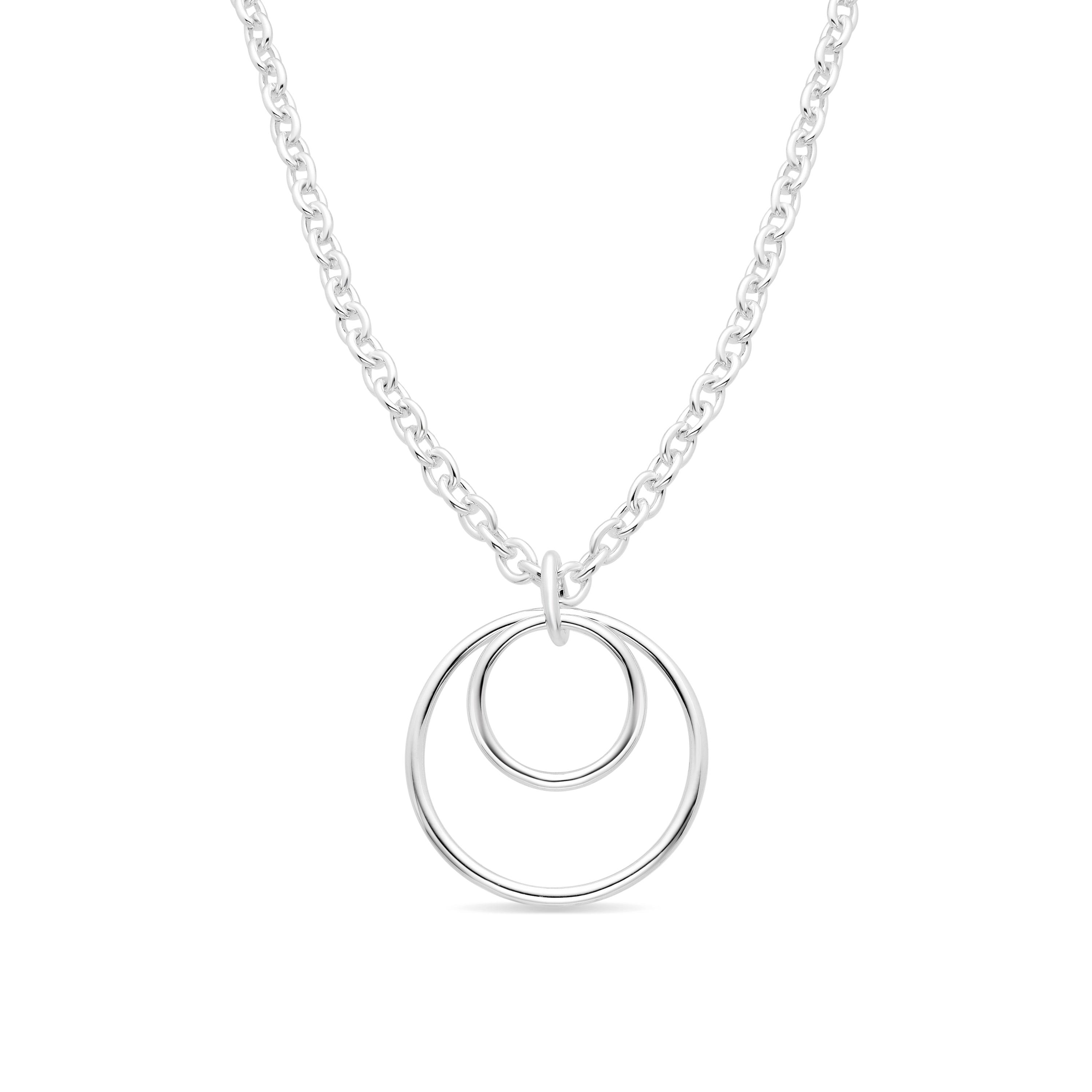 Silver finish necklace - Makir