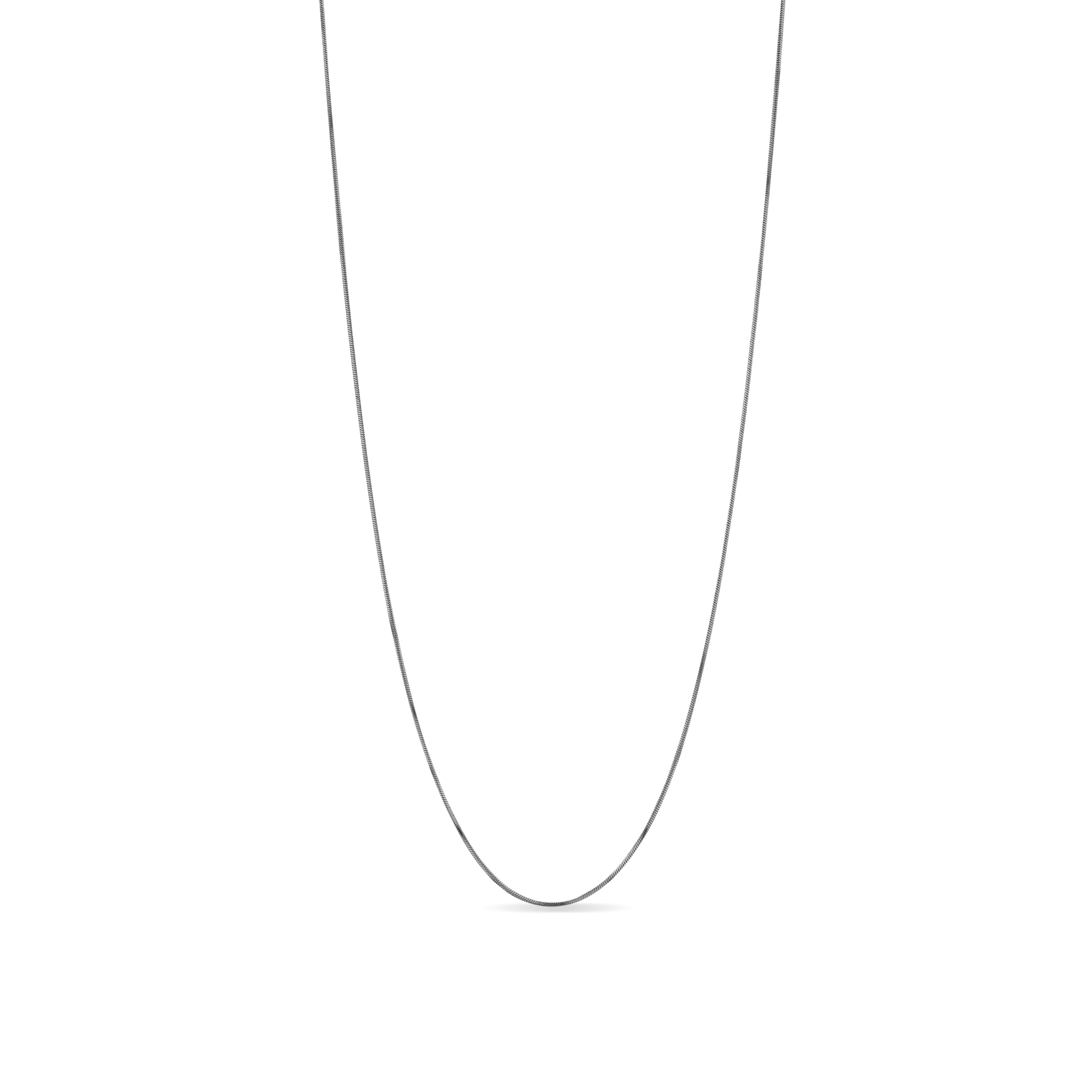Rhodium-plated necklace - Nesil