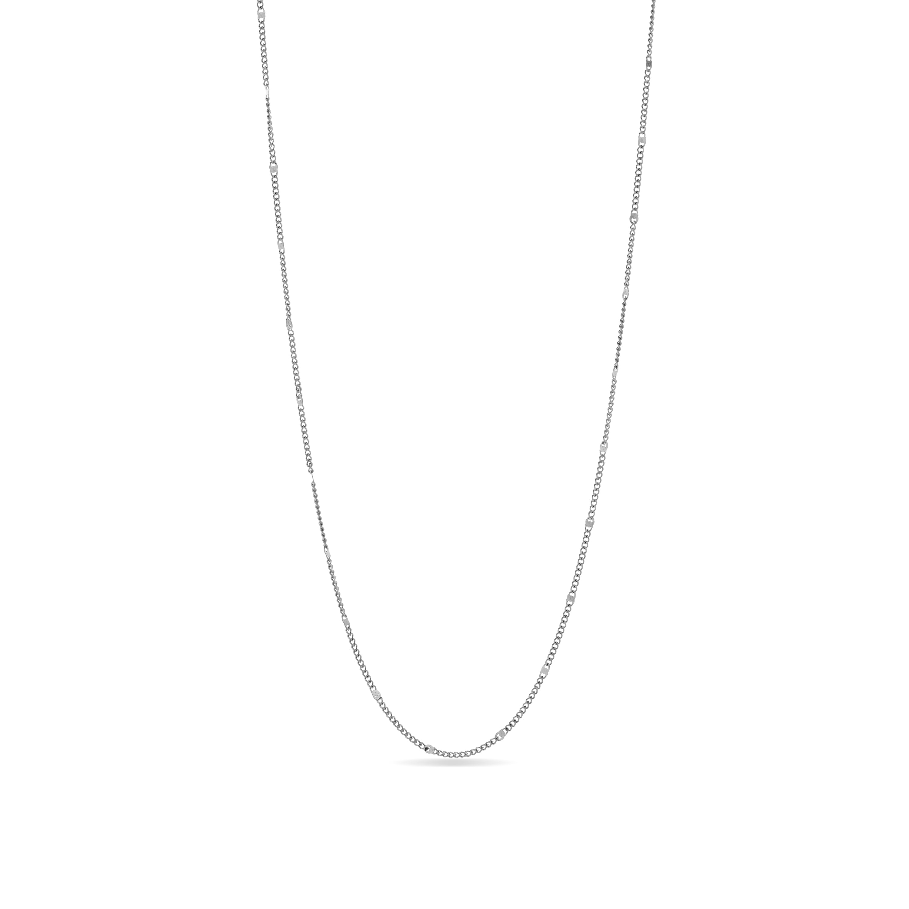 Rhodium-finished necklace - Ejae