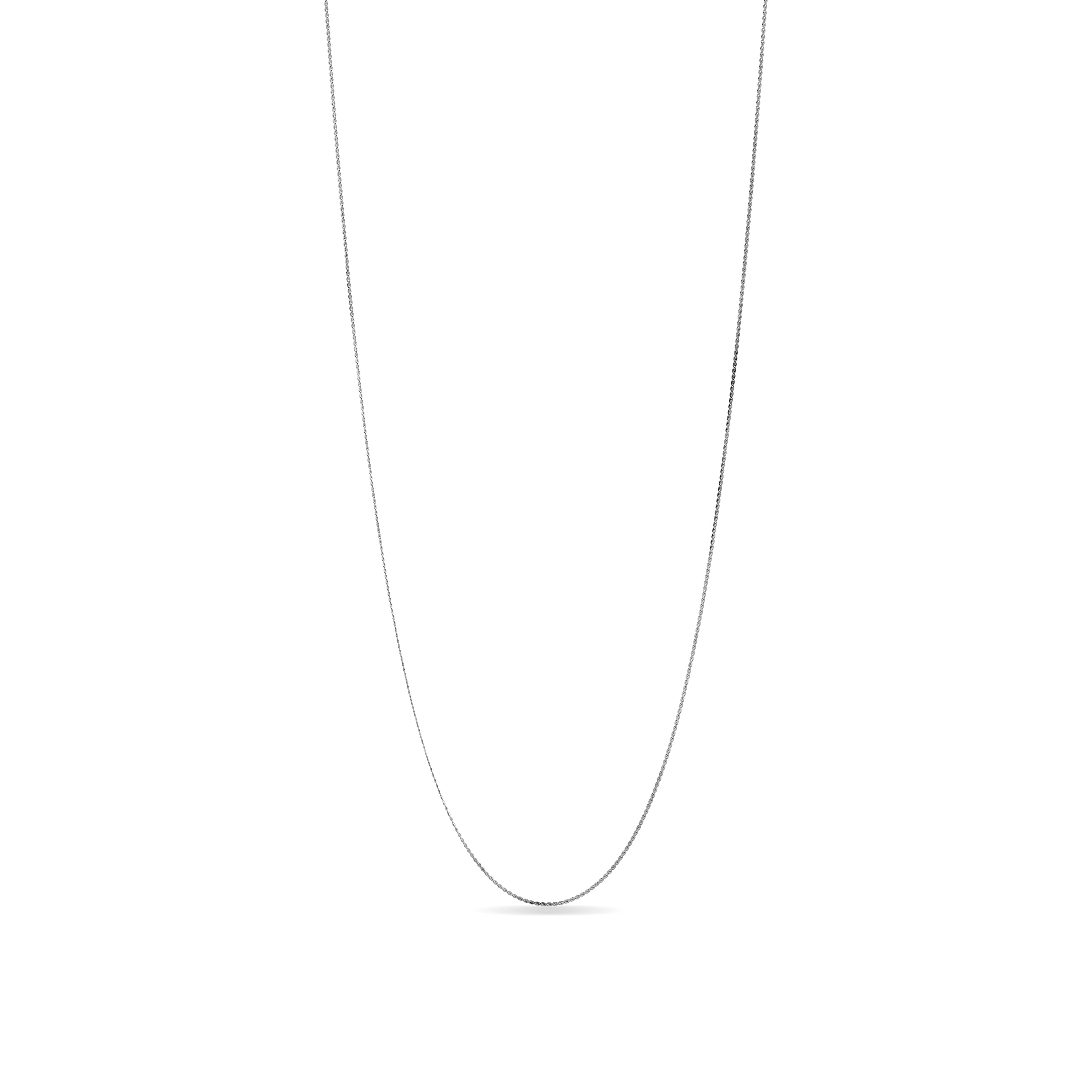Rhodium-plated necklace - Nina