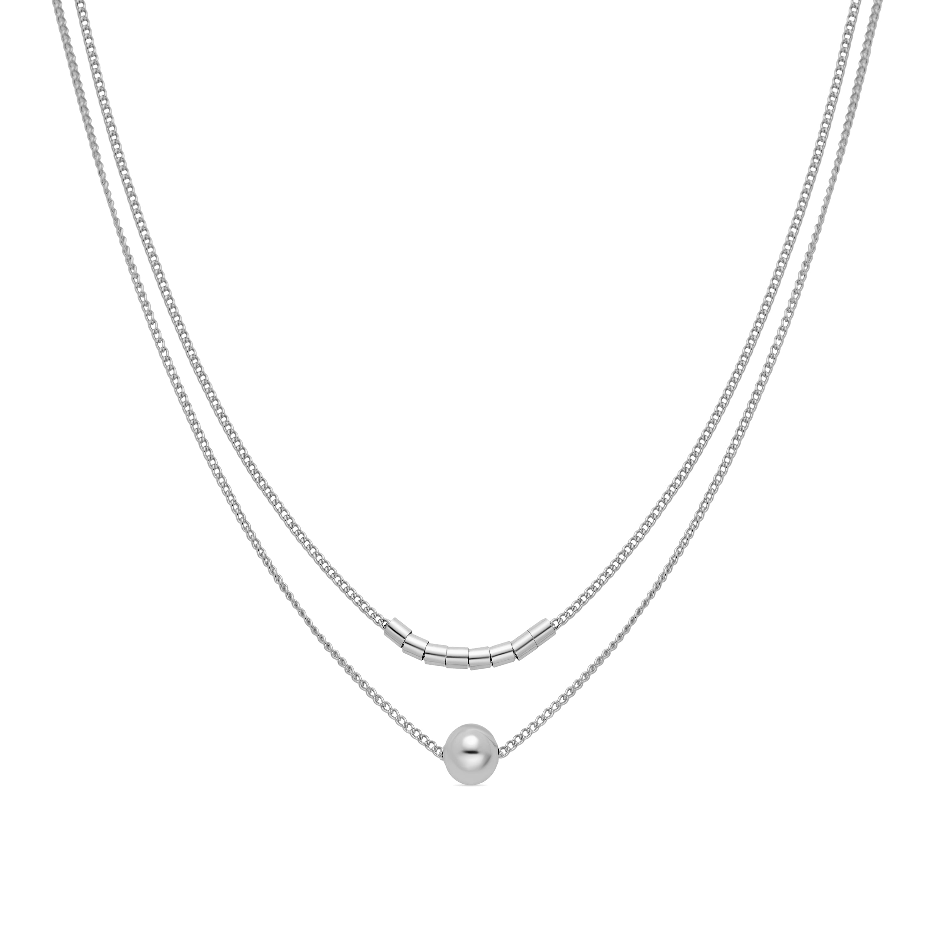 Rhodium-plated necklace - Nothie
