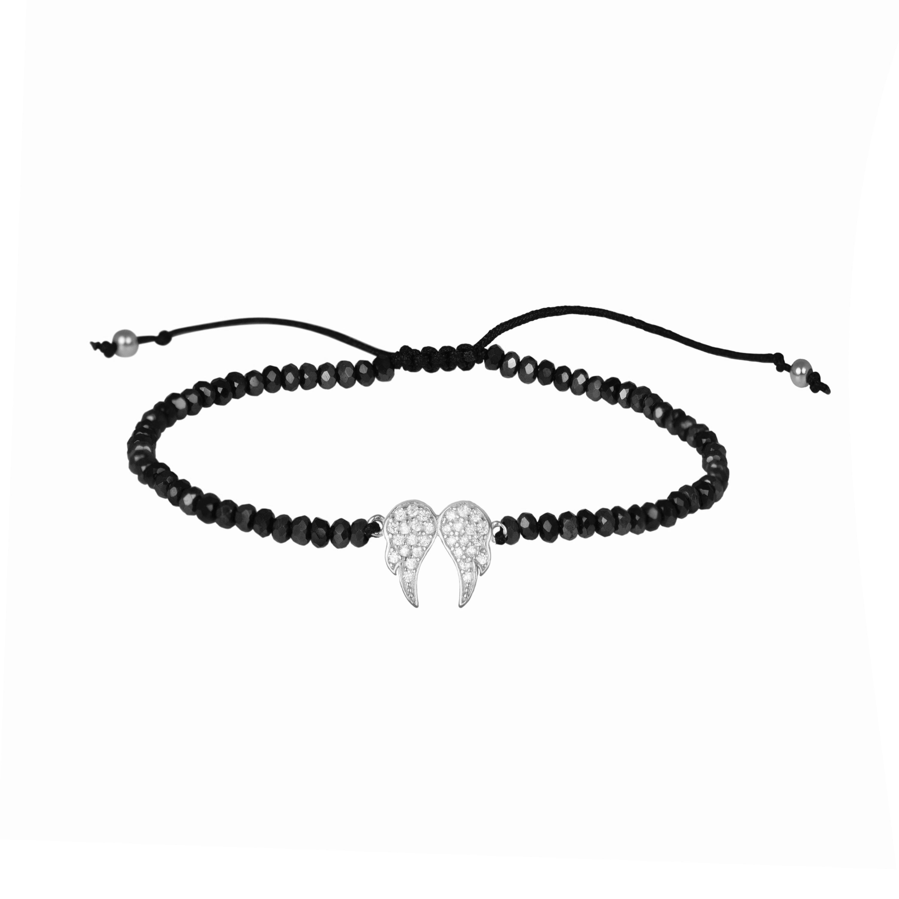 925 Sterling Silver Bracelet with Brilliant Zirconia finished in rhodium - Purity