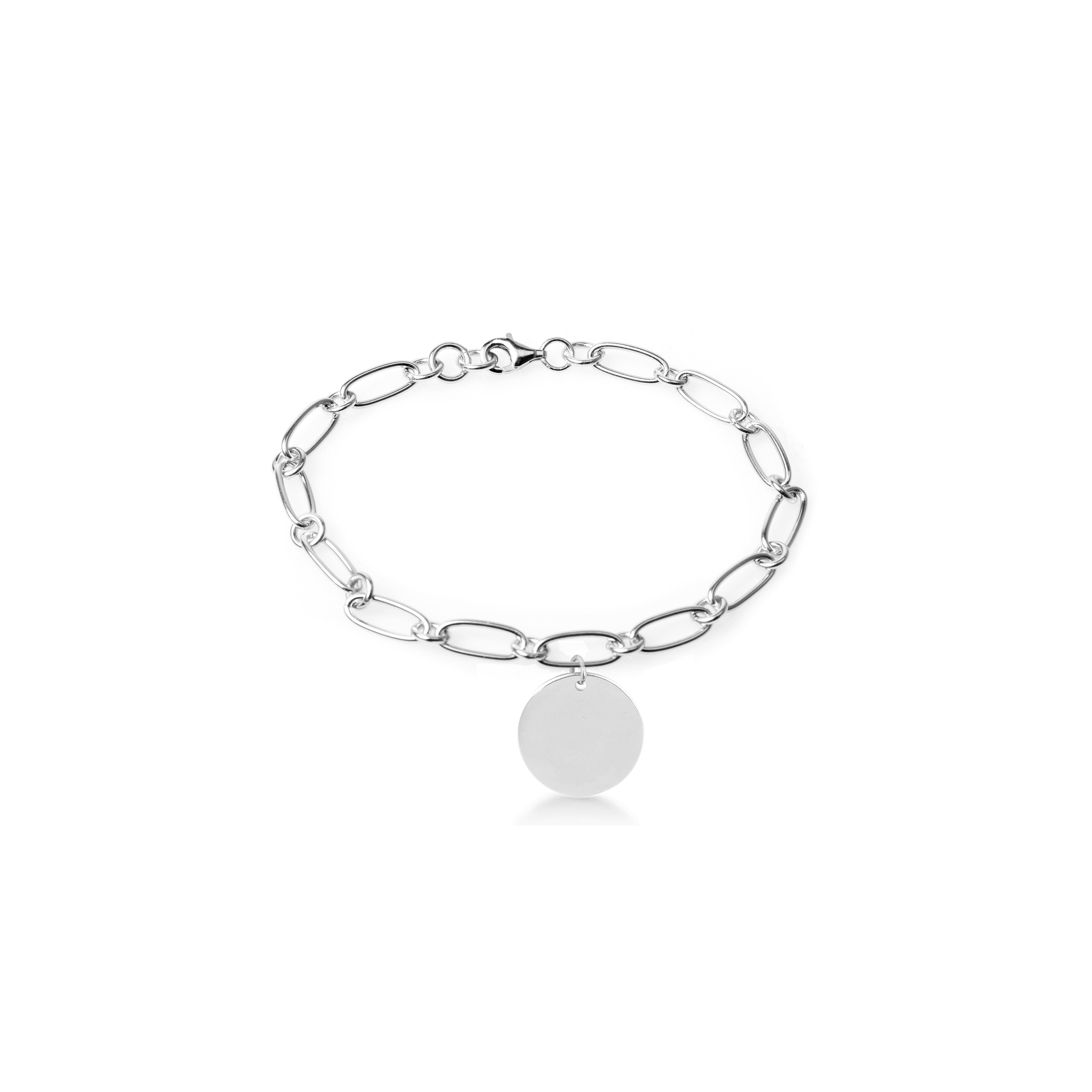 Pulsera de Plata de Ley 925 acabada en rodio - Mi Sol