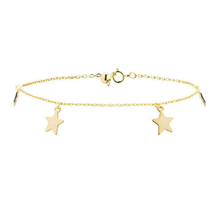 Pulseira de Prata de Lei 925 com acabamento em ouro amarelo 18K - Sereke