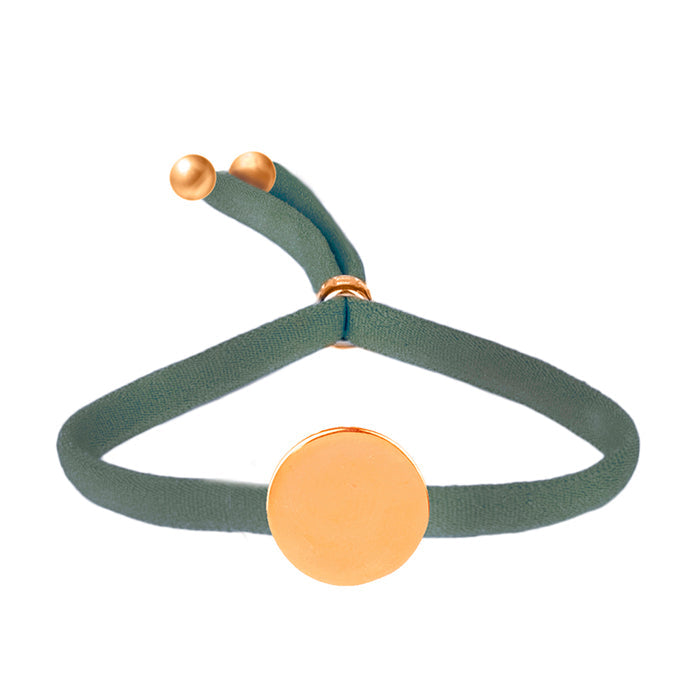 Pulsera de Plata de Ley 925 acabada en oro rosa de 18K - Circulo