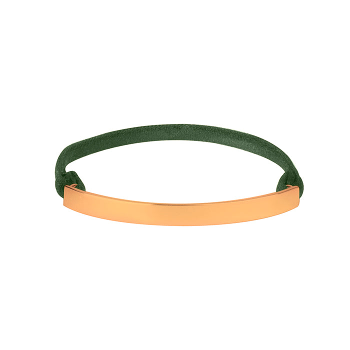 925 Sterling Silver Bracelet with 18K Rose Gold Finish - Plated