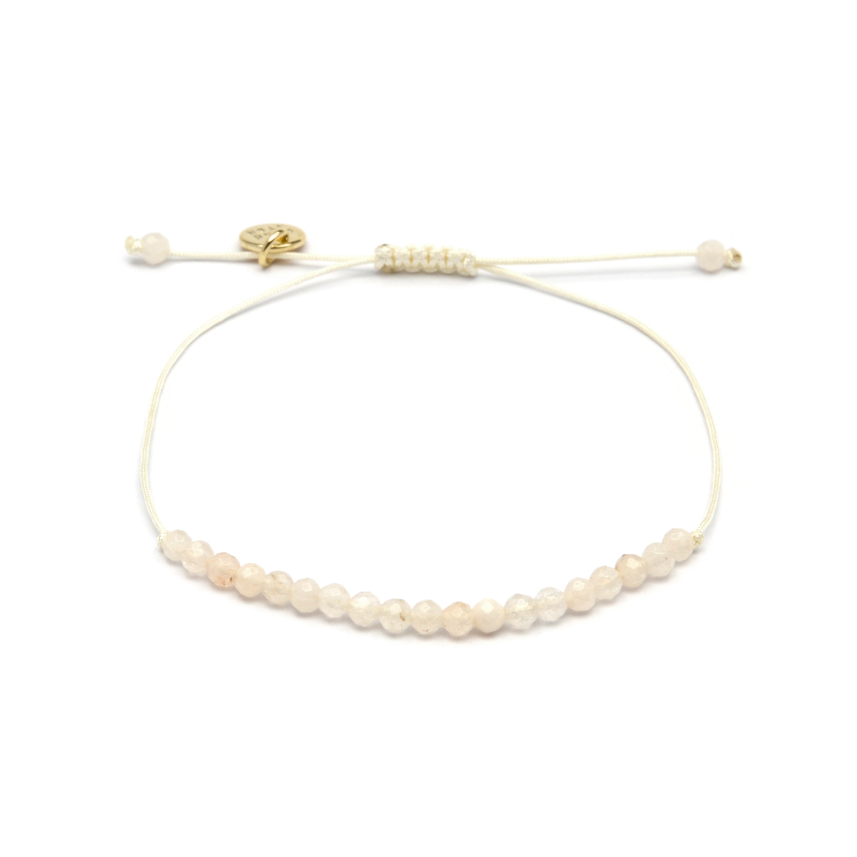 925 Sterling Silver White Jade Bracelet with Rhodium Finish - Aquisa
