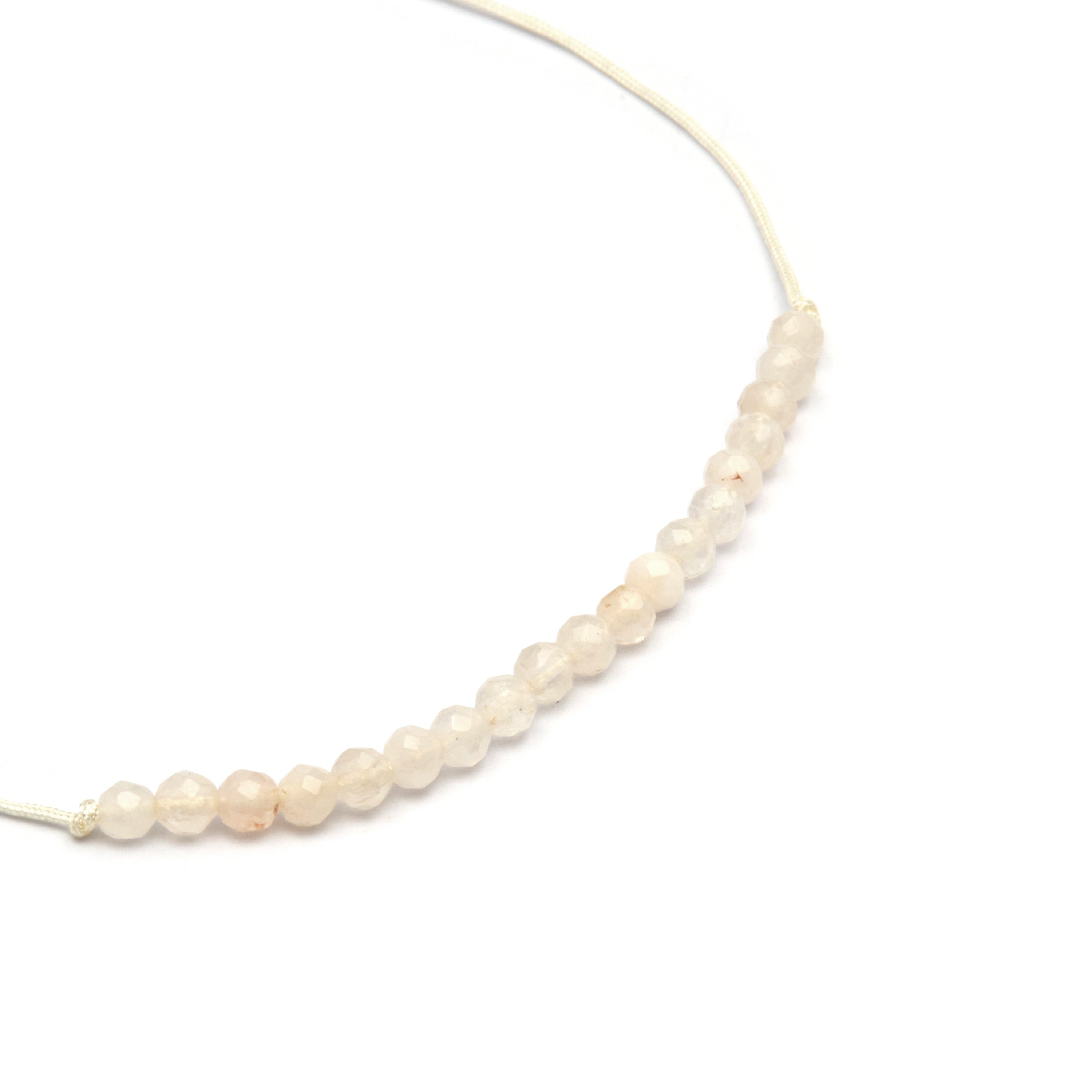 925 Sterling Silver White Jade Bracelet with Rhodium Finish - Aquisa