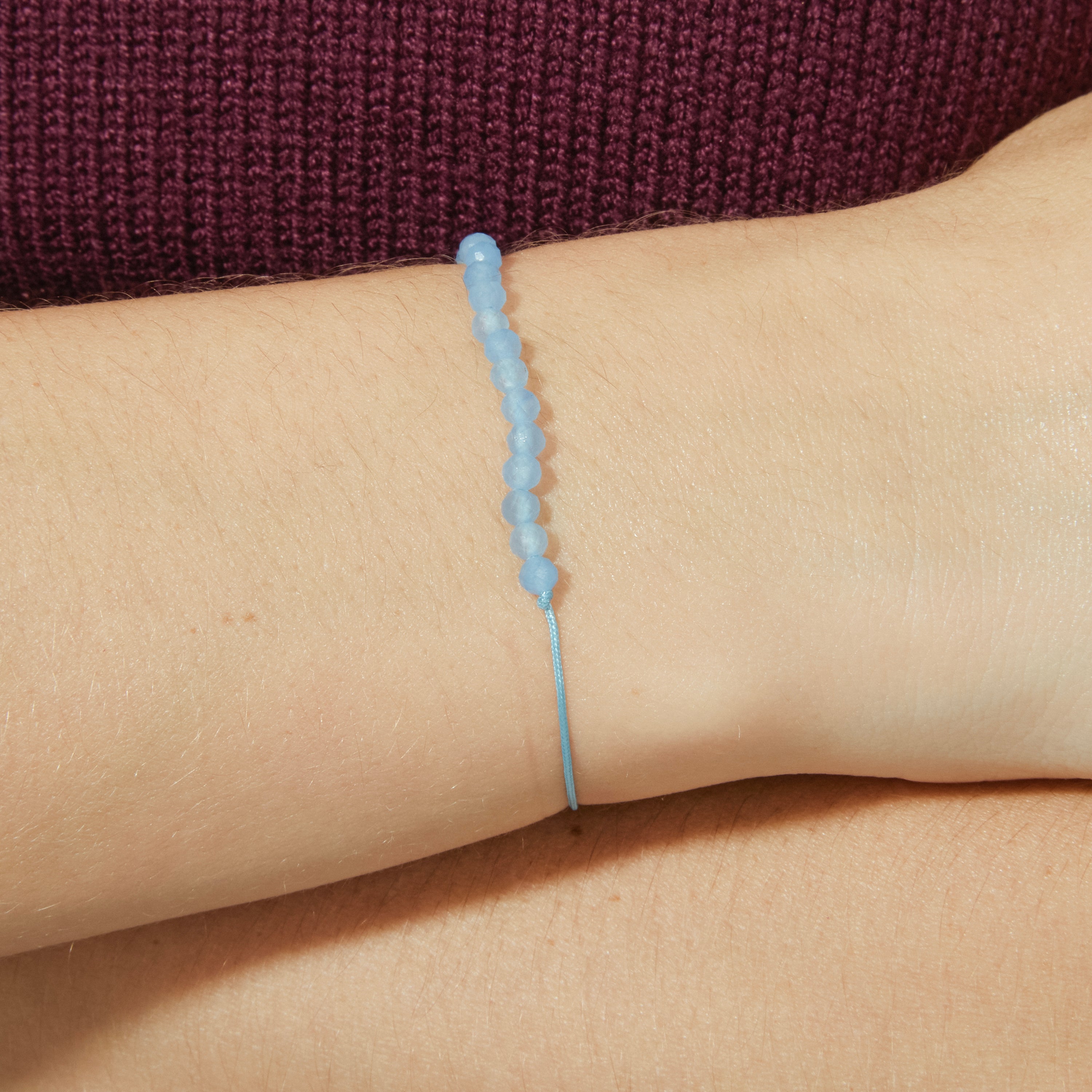 925 Sterling Silver Turquoise Blue Jade Rhodium Plated Bracelet - Aquisa