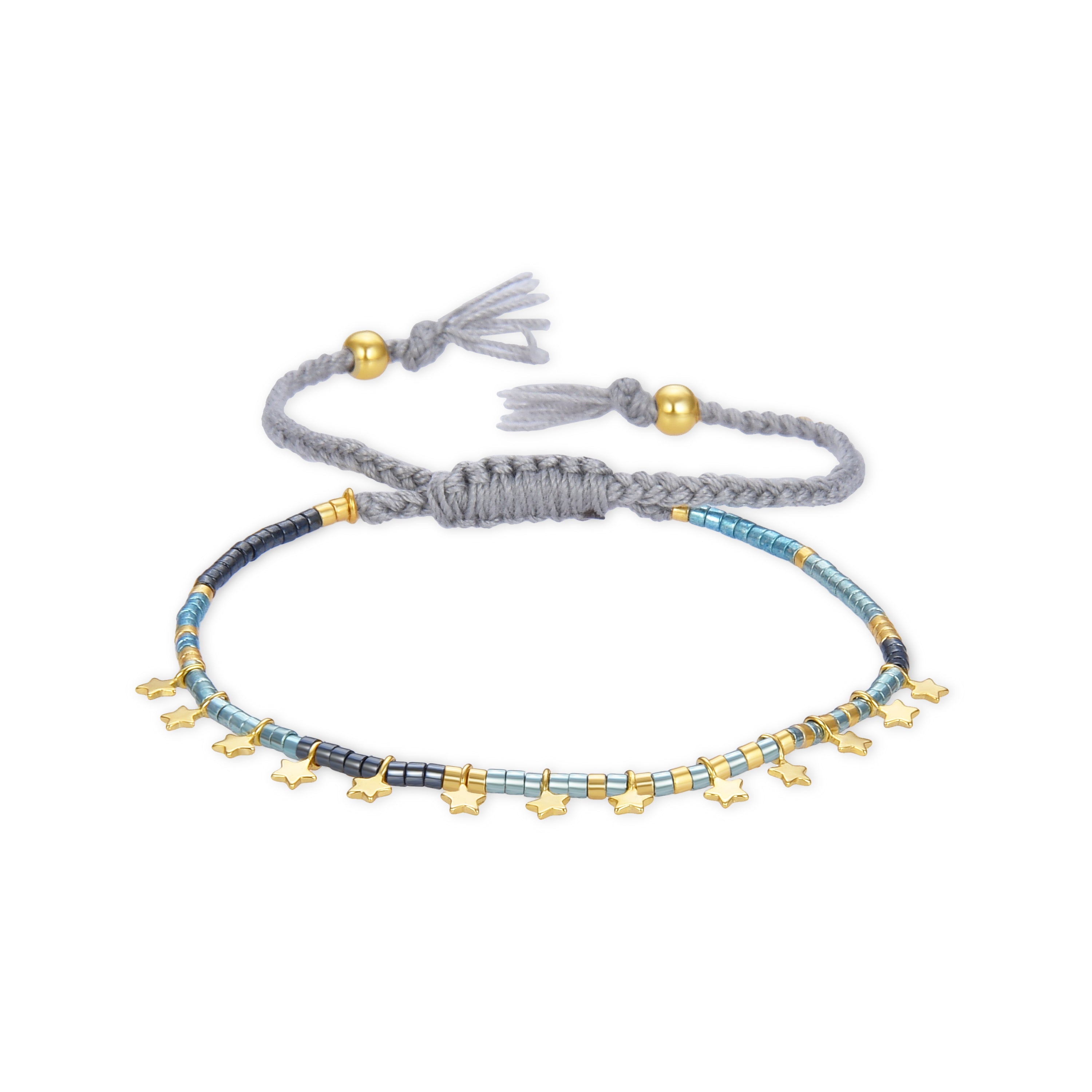 925 Sterling Silver Bracelet with 18K Yellow Gold Finish - Muh