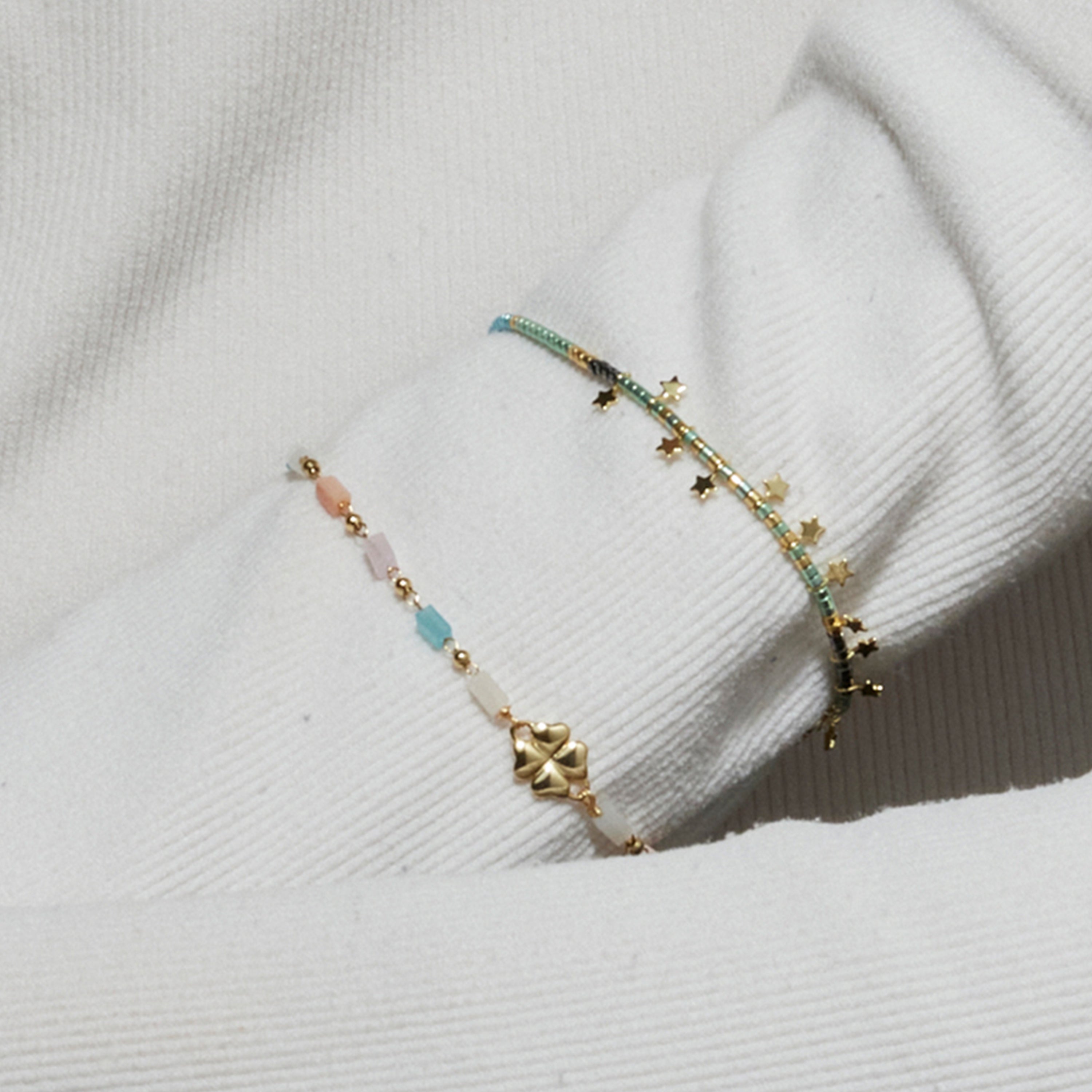 Pulsera de Plata de Ley 925 acabada en oro amarillo de 18K - Muh