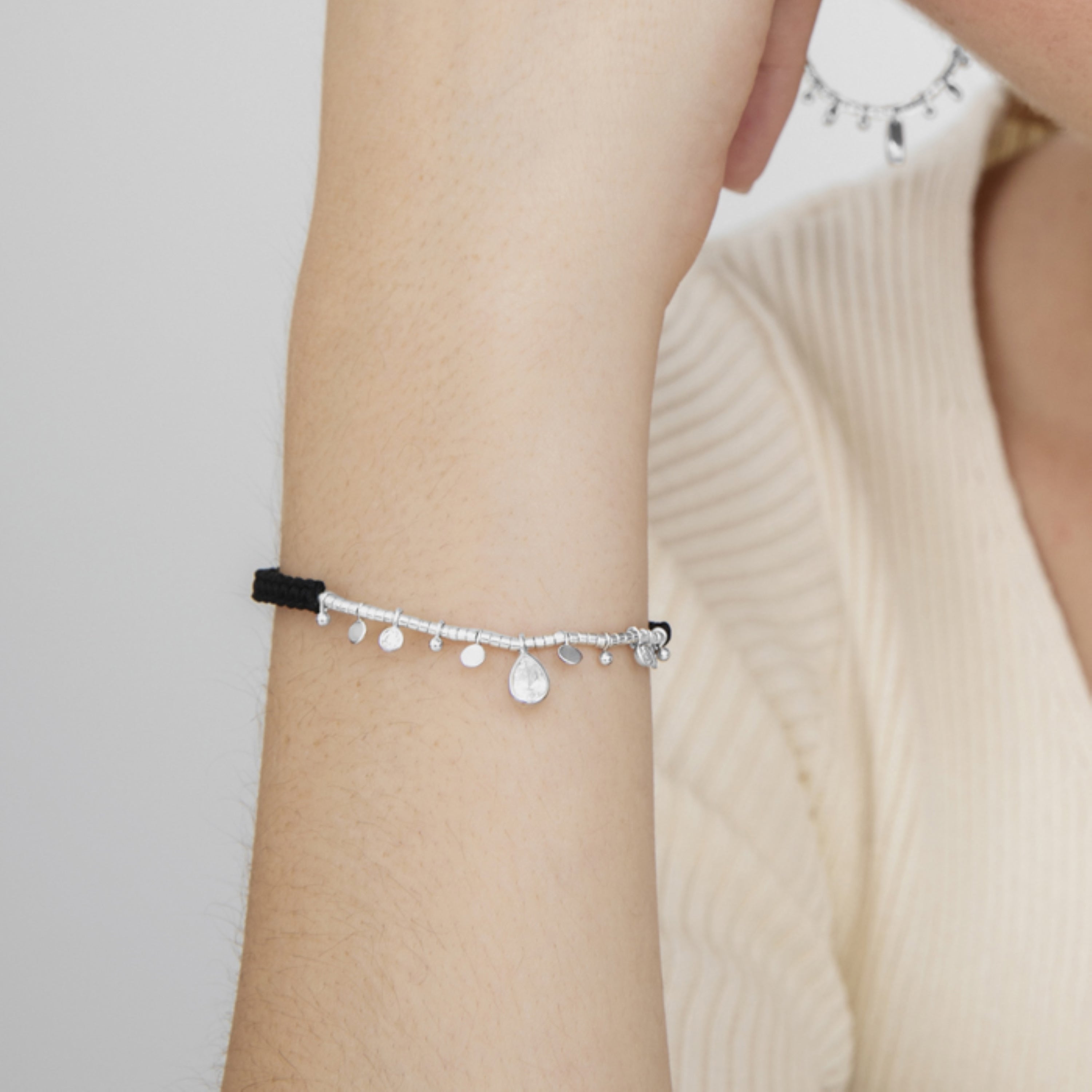 Pulsera de Plata de Ley 925 con Circonita Brillante acabada en rodio - Erlah
