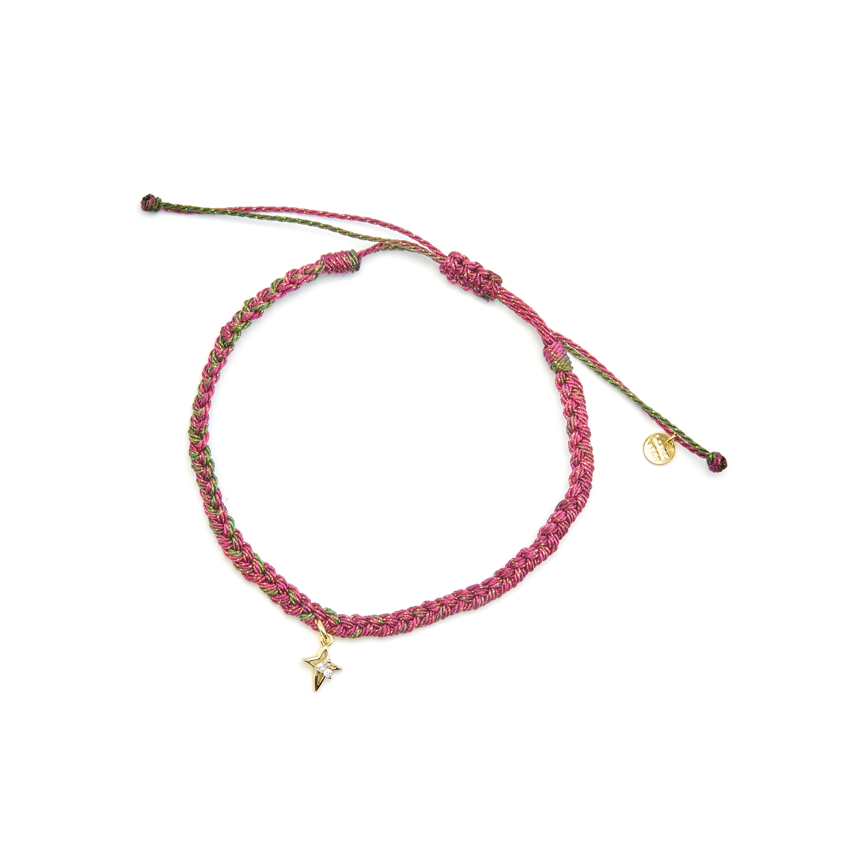 Pulsera de Plata de Ley 925 y Circonita Brillante acabado oro 18k - Holis
