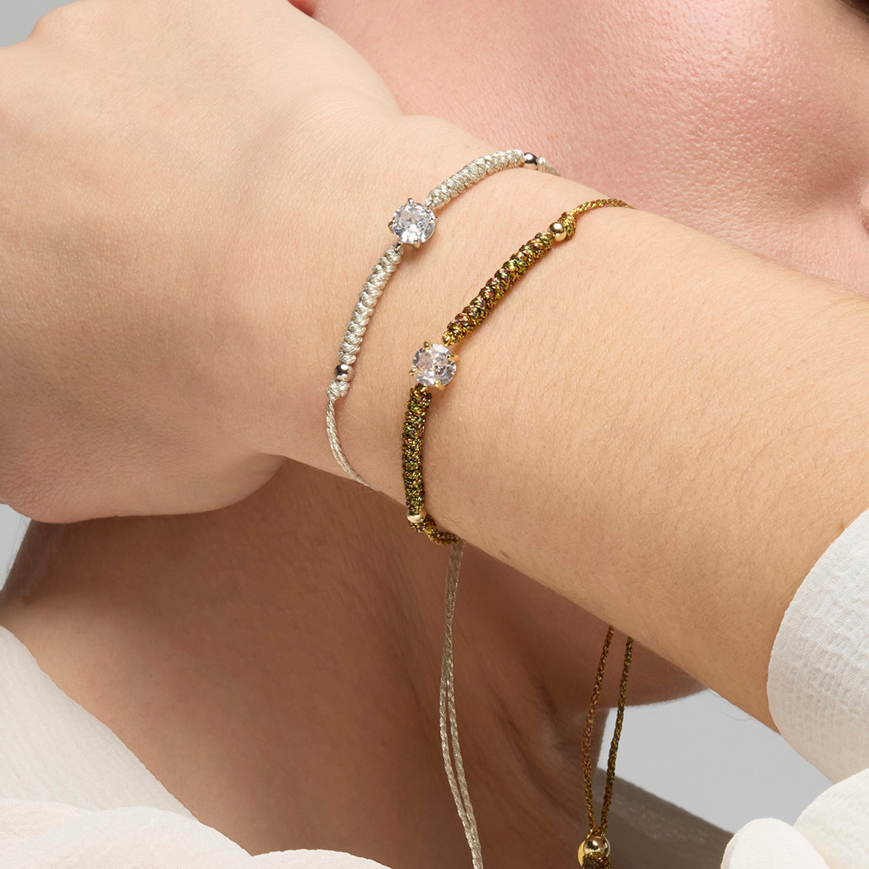 Pulseira em Prata de Lei 925 e Zircônia Brilhante com acabamento em ródio - Akma