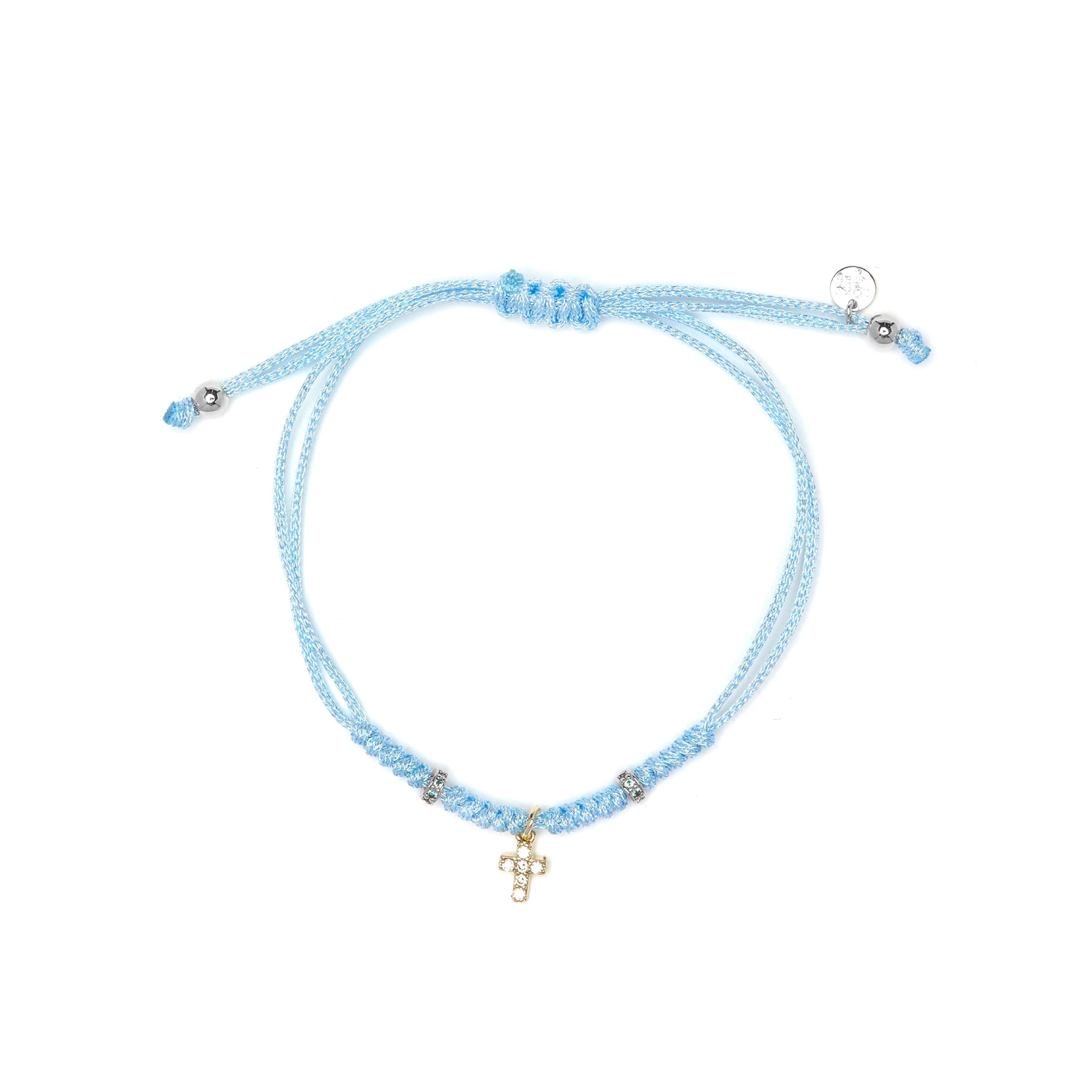 925 Sterling Silver and Multicolor Zircon Bracelet with 18k Yellow Gold Finish - Modry