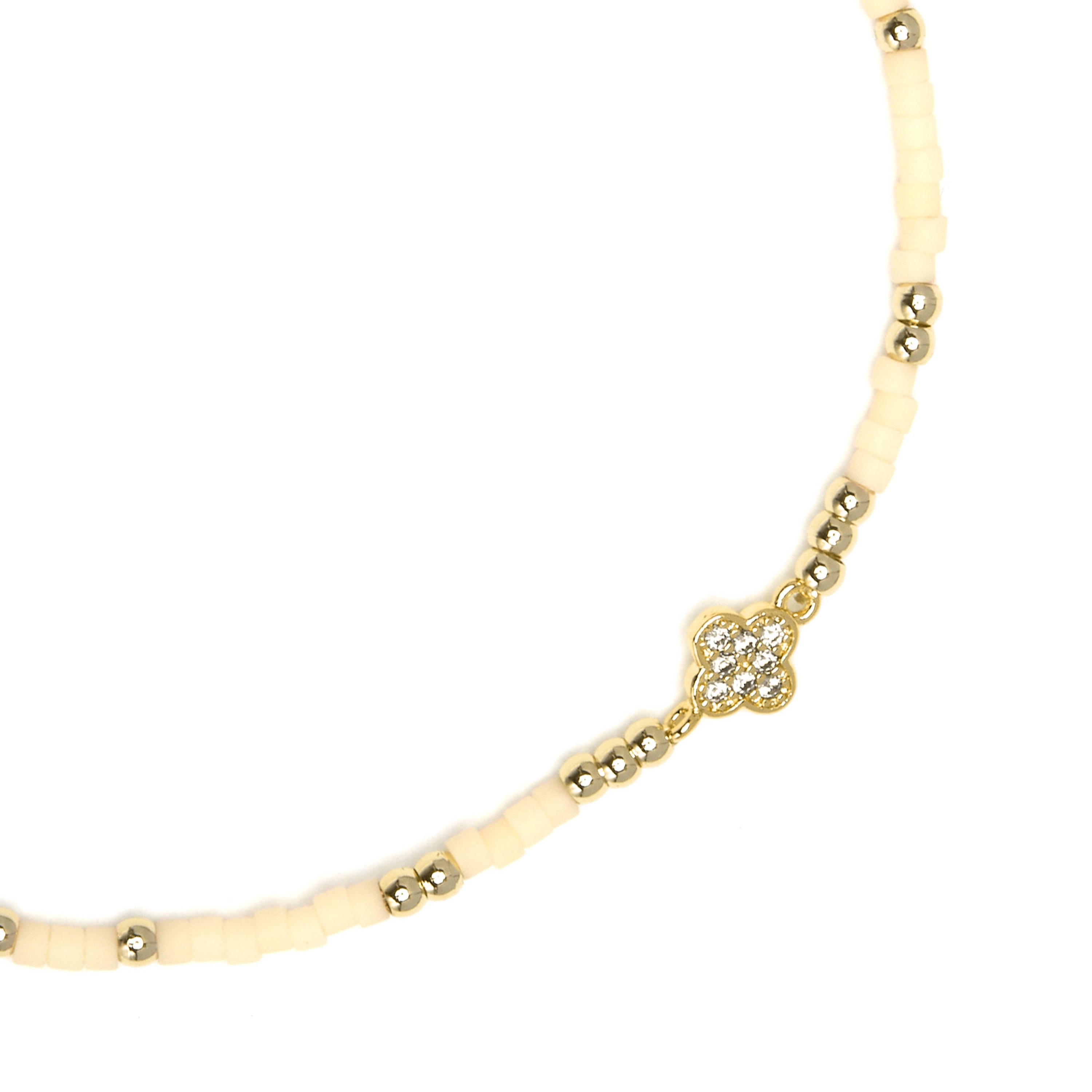 925 Sterling Silver and Amethyst Zircon Bracelet with 18k Yellow Gold Finish - Becle