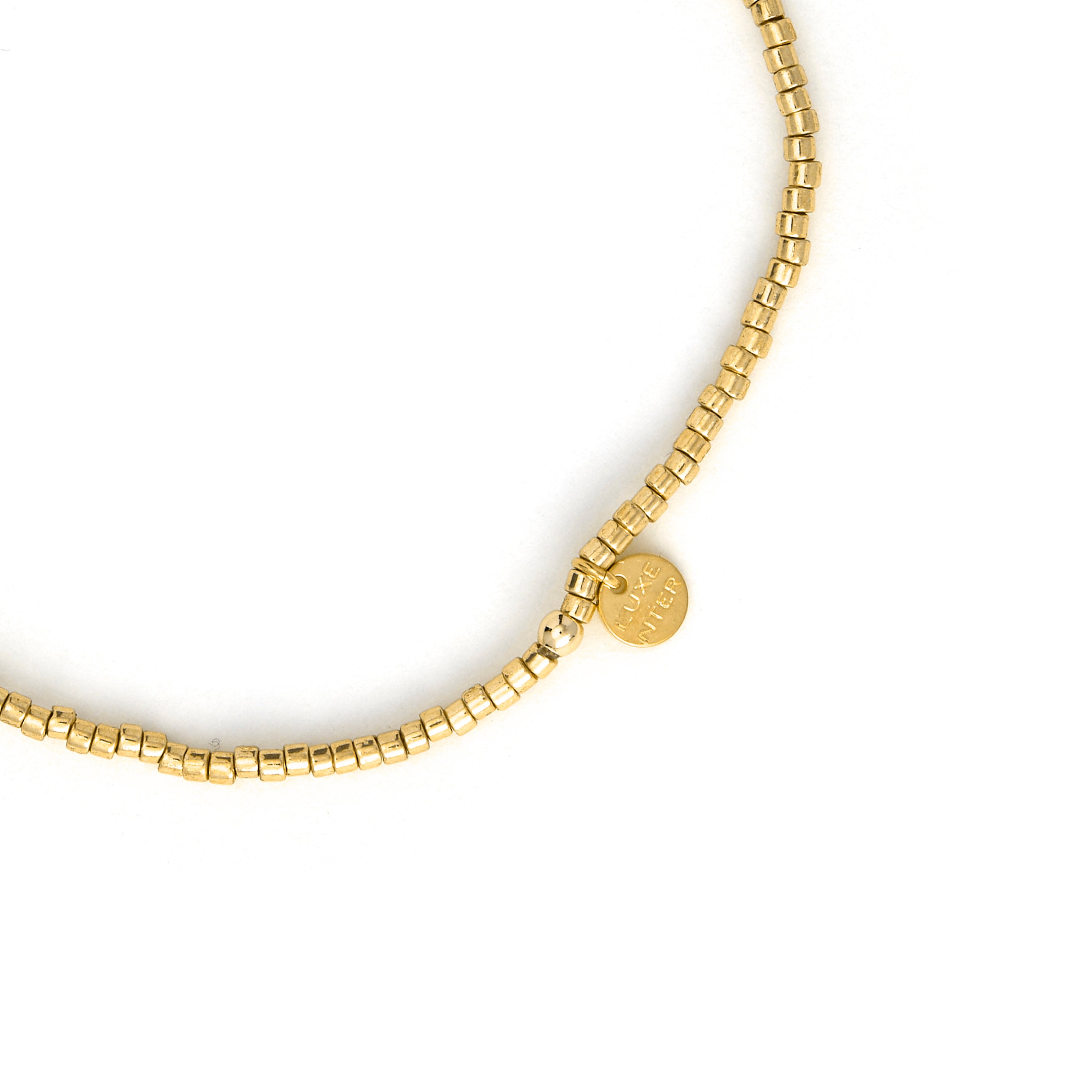 925 Sterling Silver and White Pearl Bracelet with 18k Yellow Gold Finish - Oschu