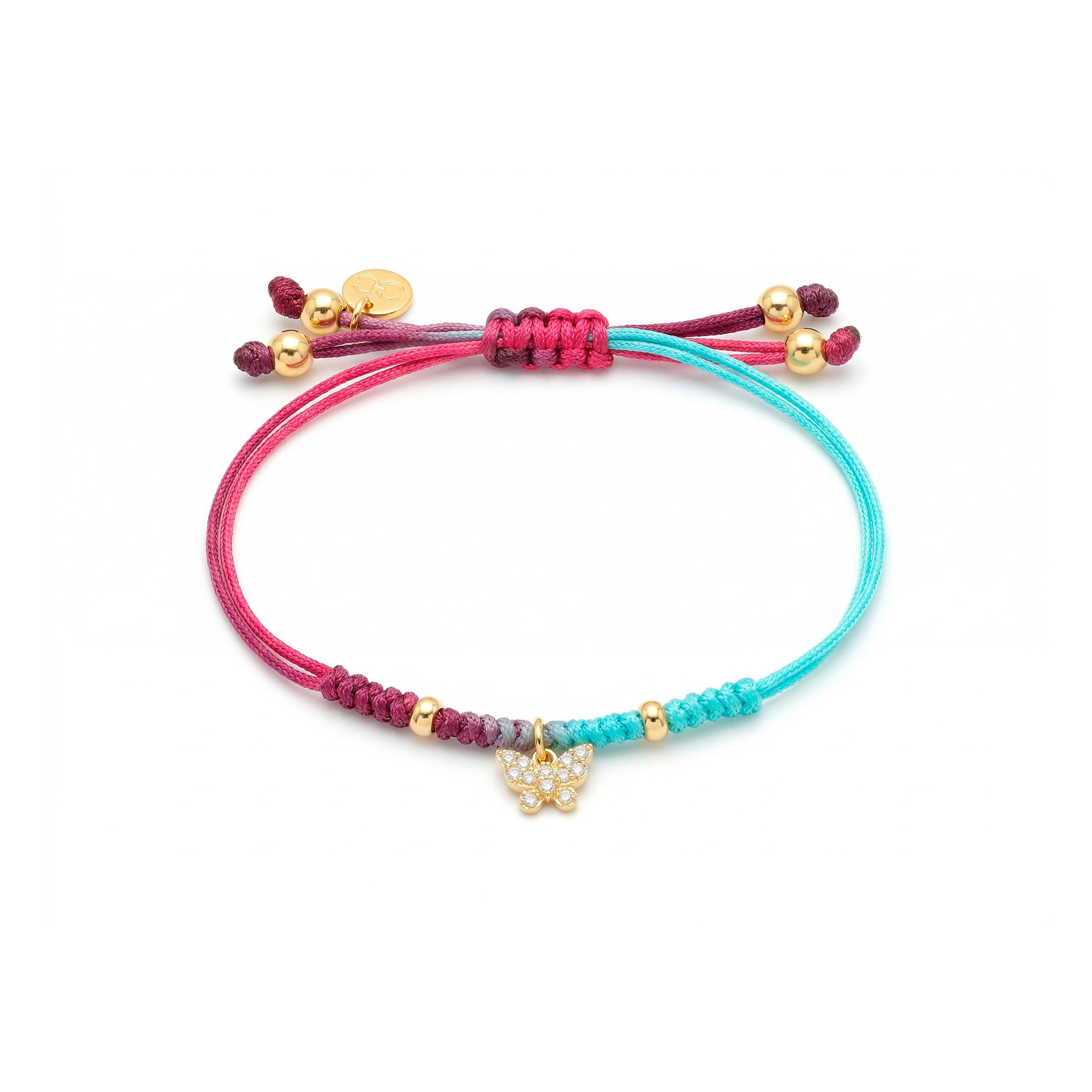 Pulsera de Plata de Ley 925 y Circonita Brillante acabado en oro amarillo de 18k - Meeya
