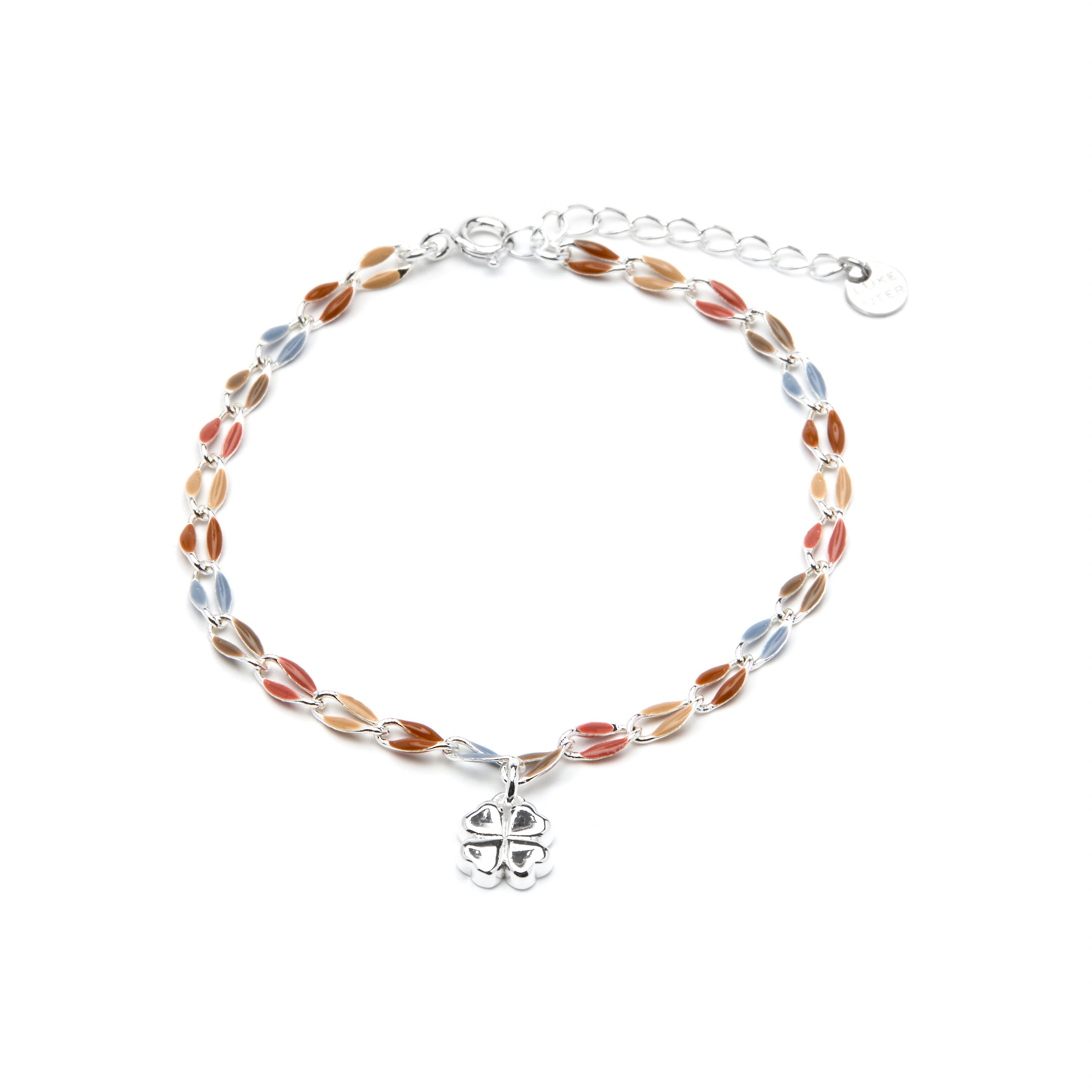 Pulsera de Plata de Ley 925 y Lacado Multicolor acabado rodio - Niryan