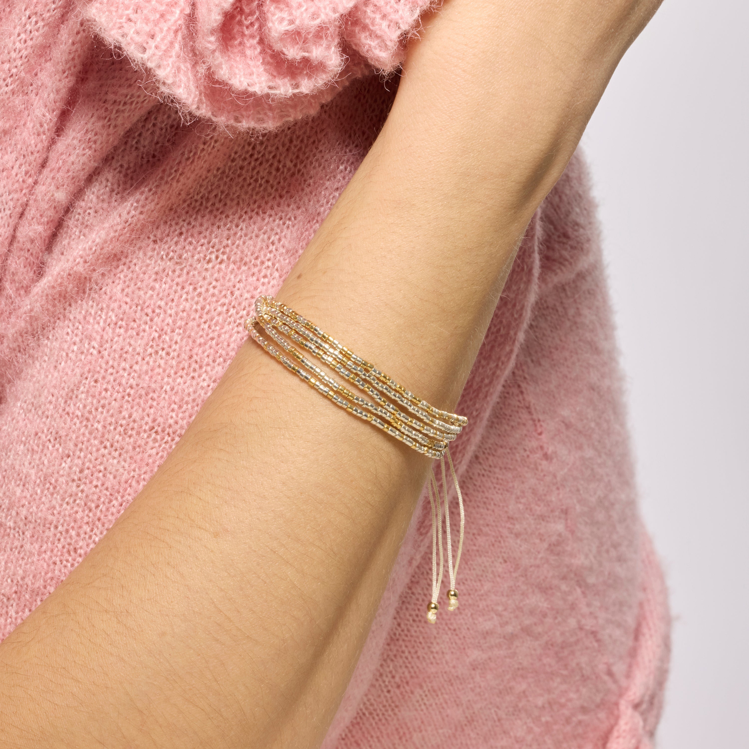 925 Sterling Silver Bracelet with Rhodium Finish - Duchi