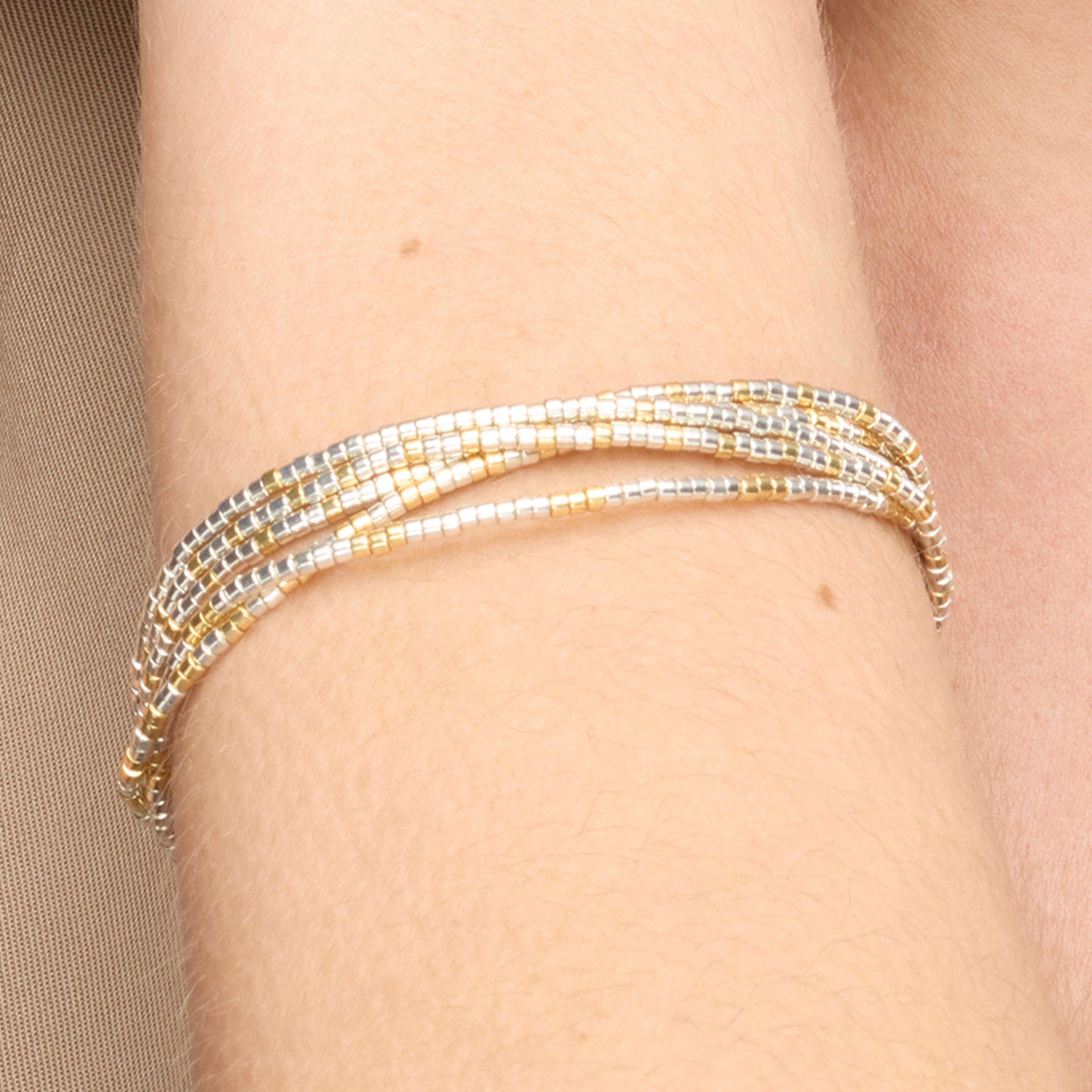 925 Sterling Silver Bracelet with Rhodium Finish - Duchi