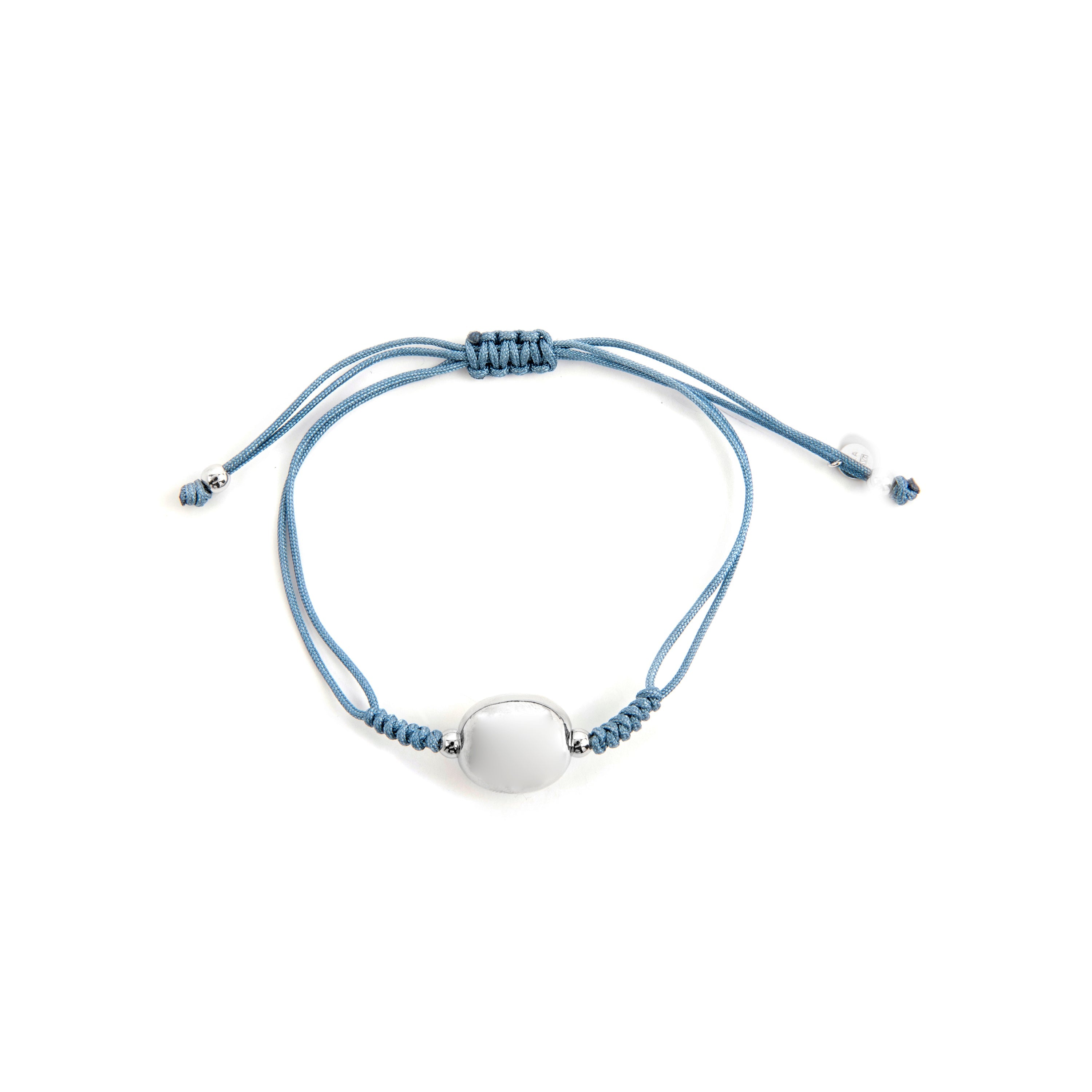 925 Sterling Silver Bracelet with Rhodium Finish - Saina