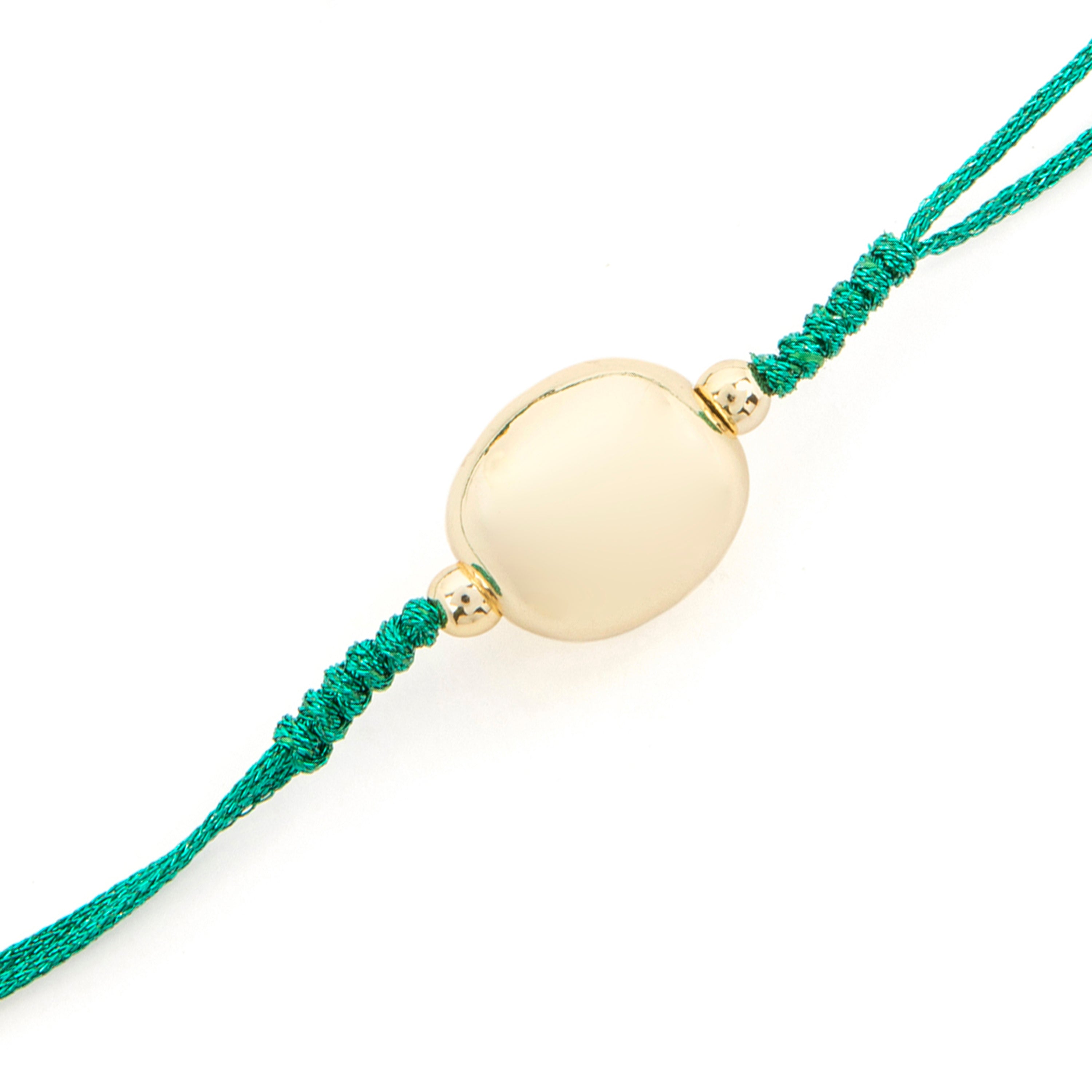 925 Sterling Silver Bracelet with 18k Yellow Gold Finish - Saina