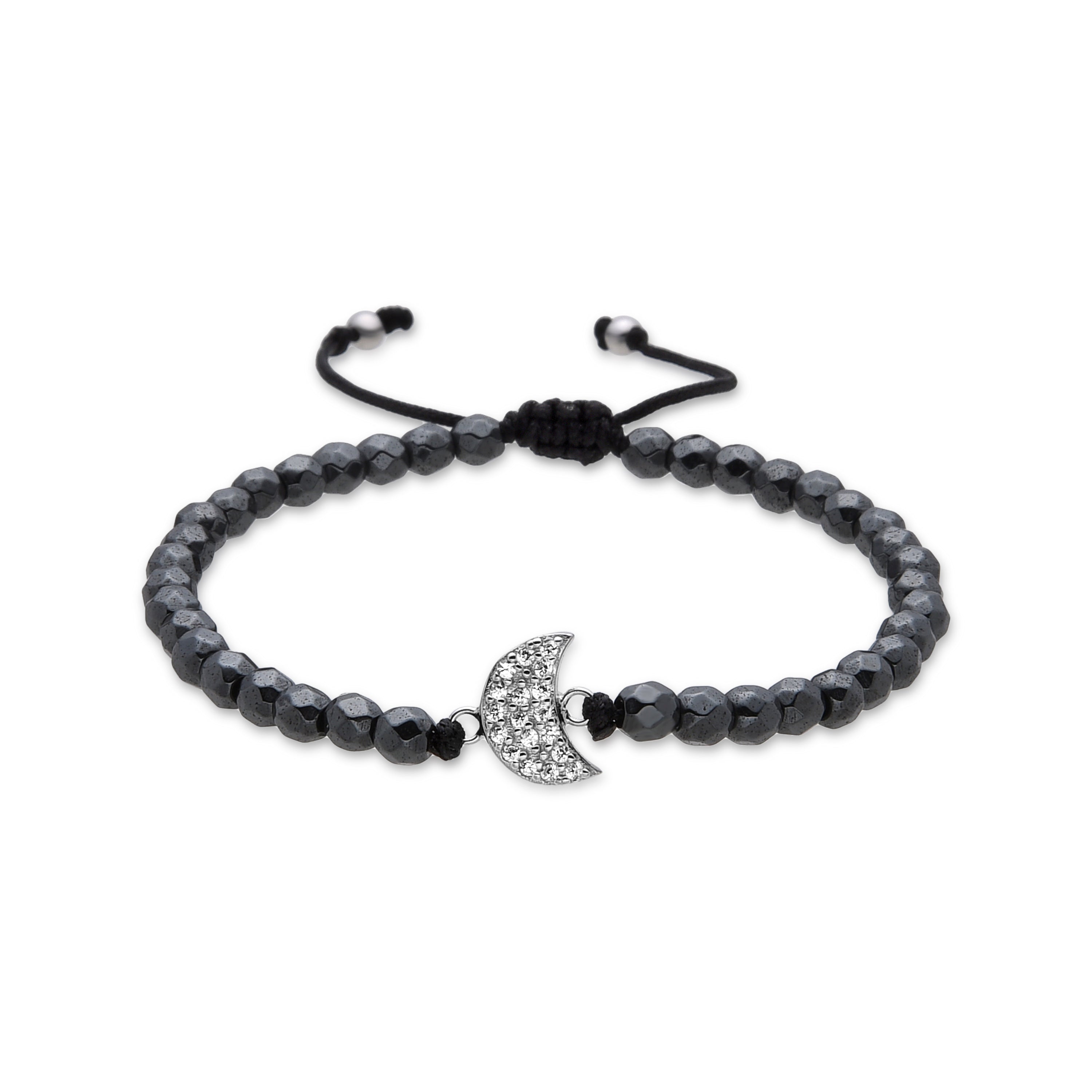 925 Sterling Silver and Brilliant Zirconia Bracelet with Rhodium Finish - Duver