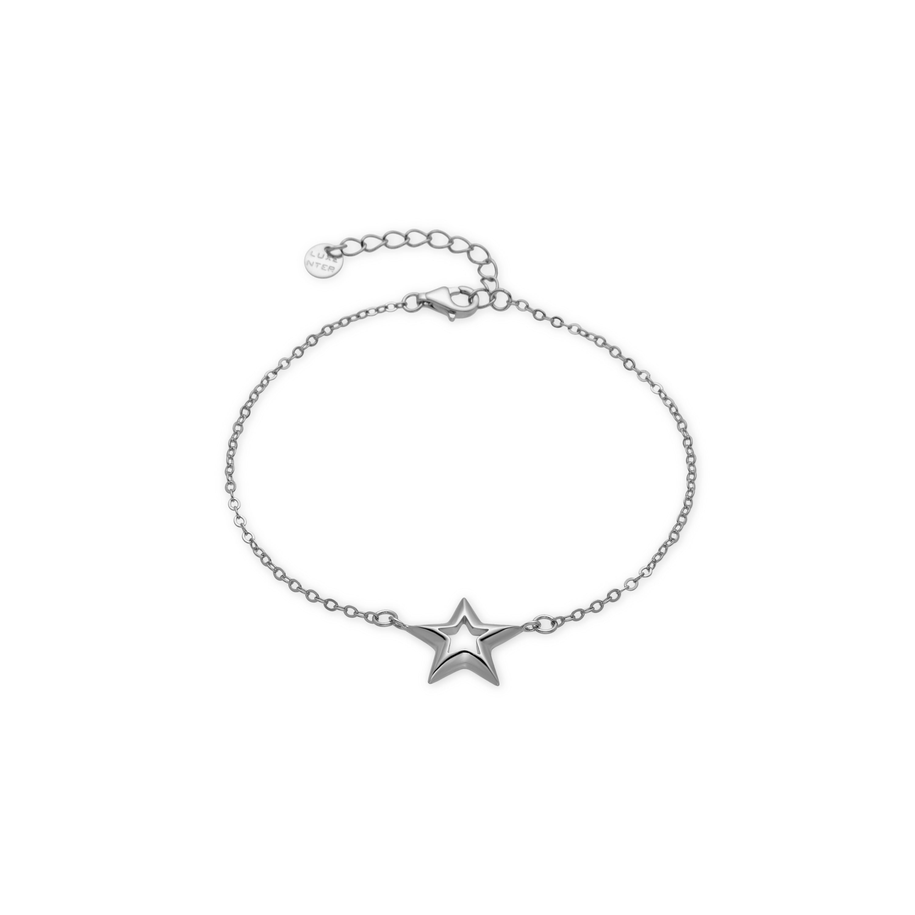 Pulseira de Prata de Lei 925 com acabamento em ródio - Lithwa