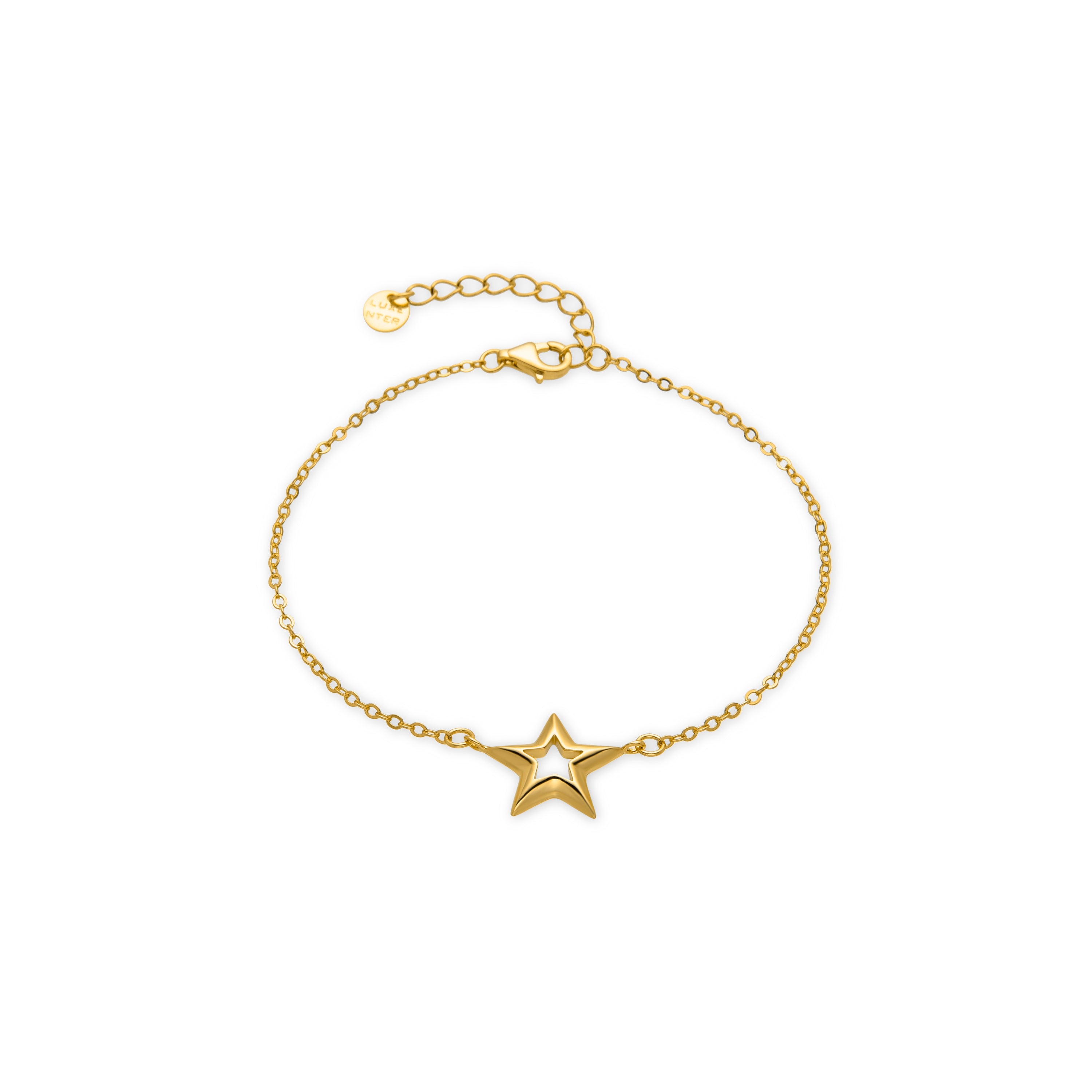 925 Sterling Silver Bracelet with 18K Gold Finish - Lithwa