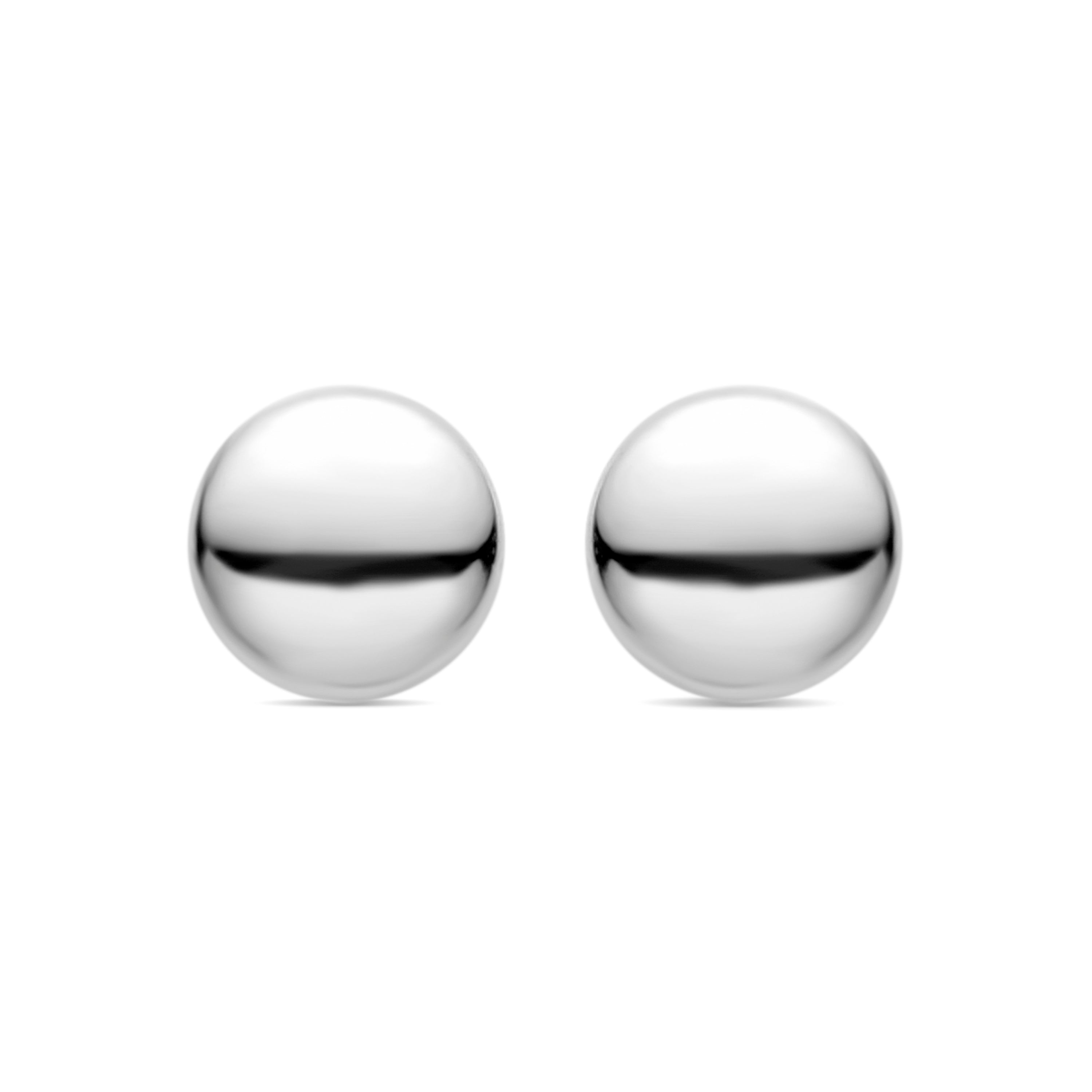 925 Sterling Silver Earrings with Rhodium Finish - Helfa