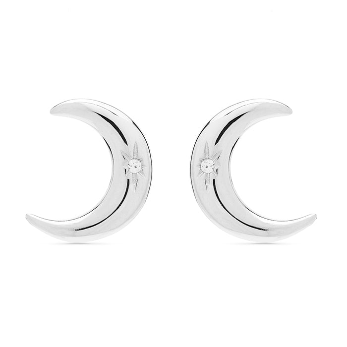 Pendientes de Plata de Ley 925 con Circonita Brillante acabados en rodio - Sonson