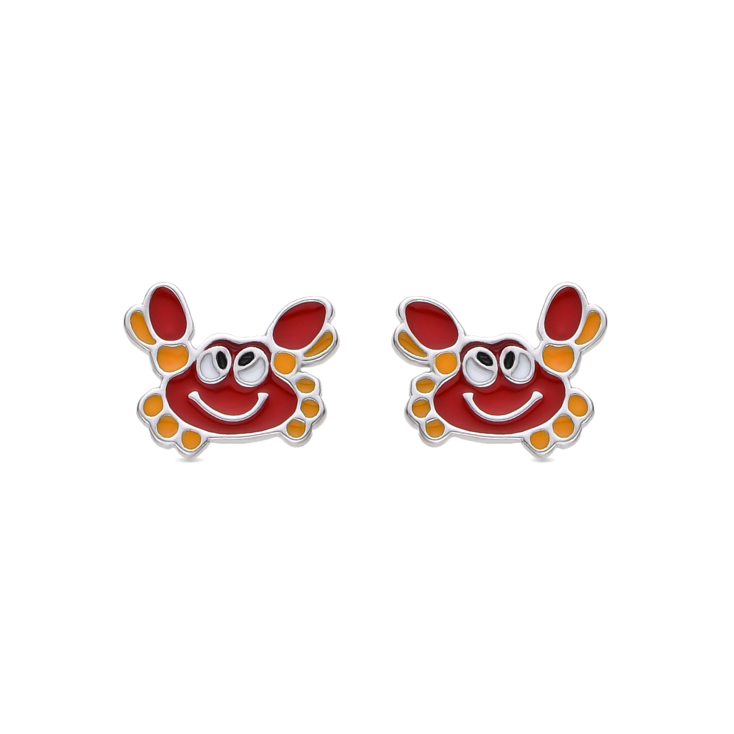 925 Sterling Silver Earrings with Rhodium Finish - Harane