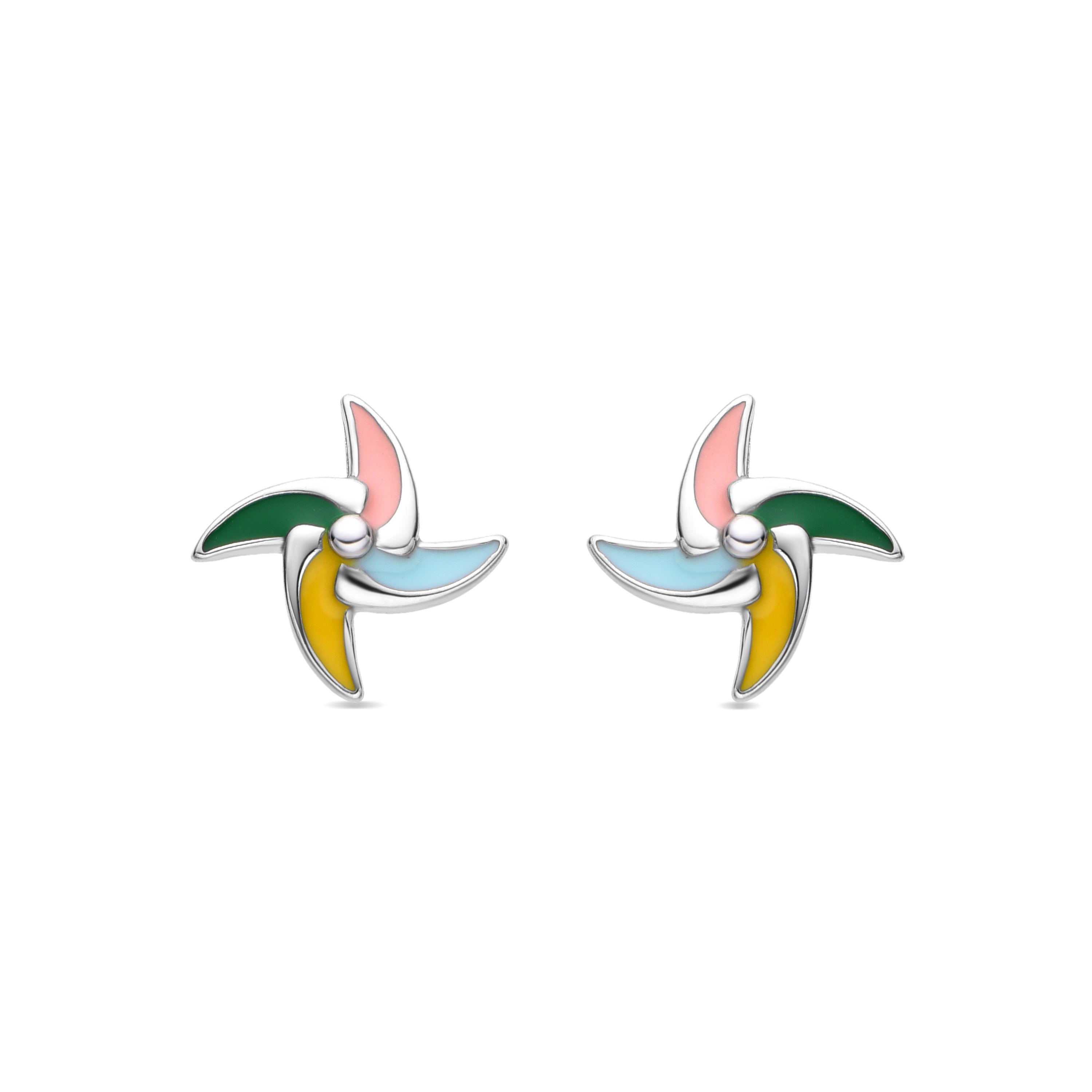 925 Sterling Silver Earrings with Rhodium Finish - Kaday