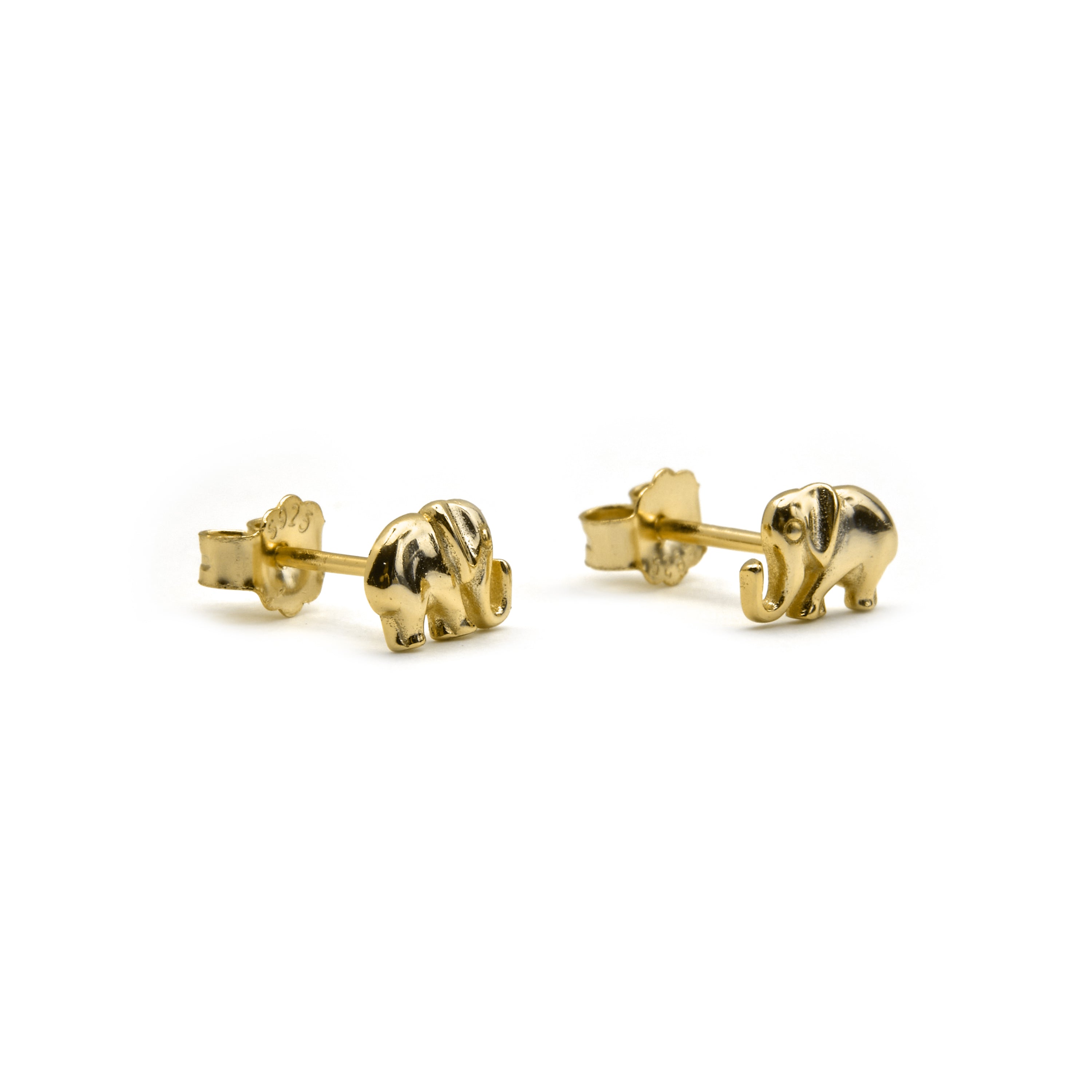 Pendientes de Plata de Ley 925 Acabado  Oro de 18K - Ykuo