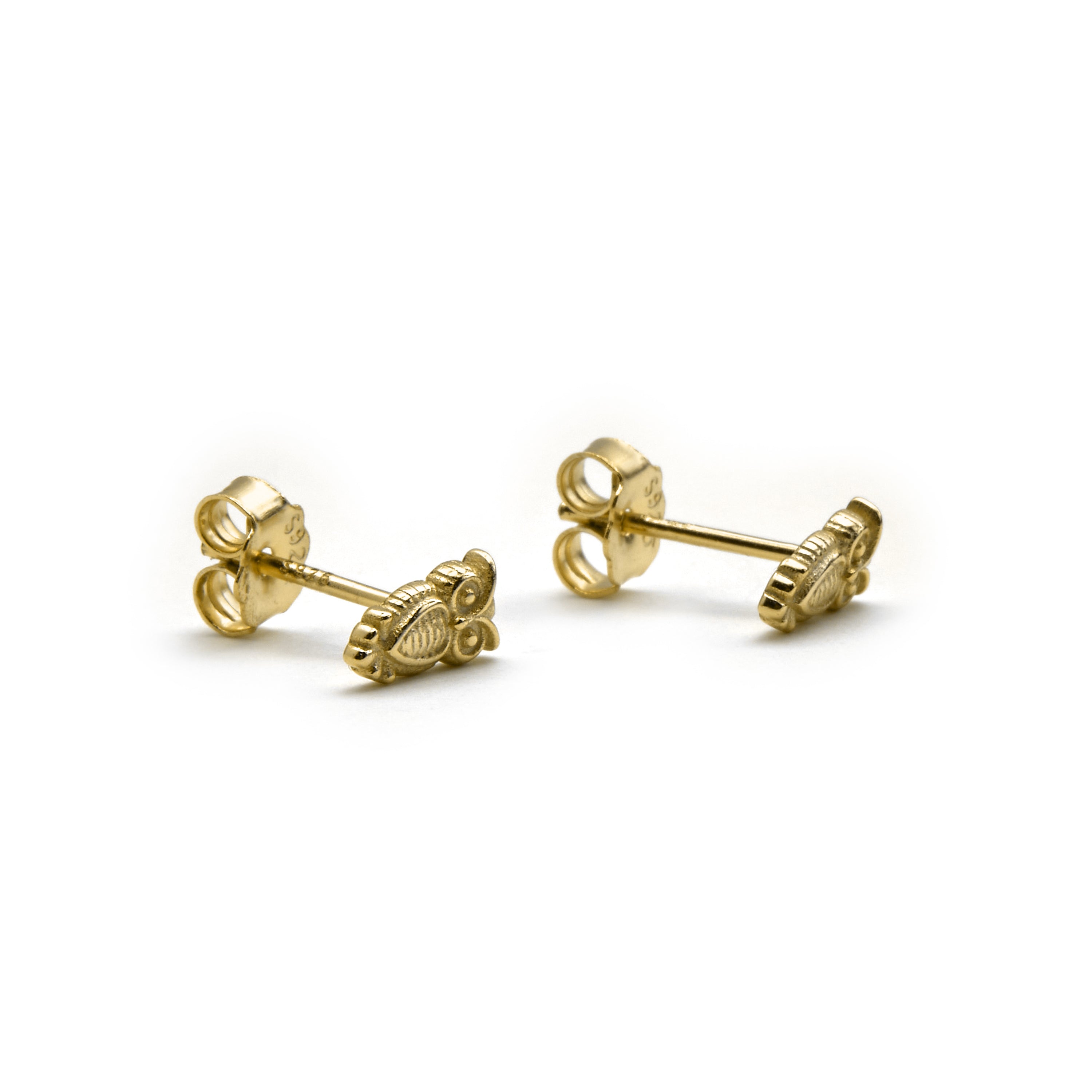 925 Sterling Silver Earrings with 18K Gold Finish - Niarz
