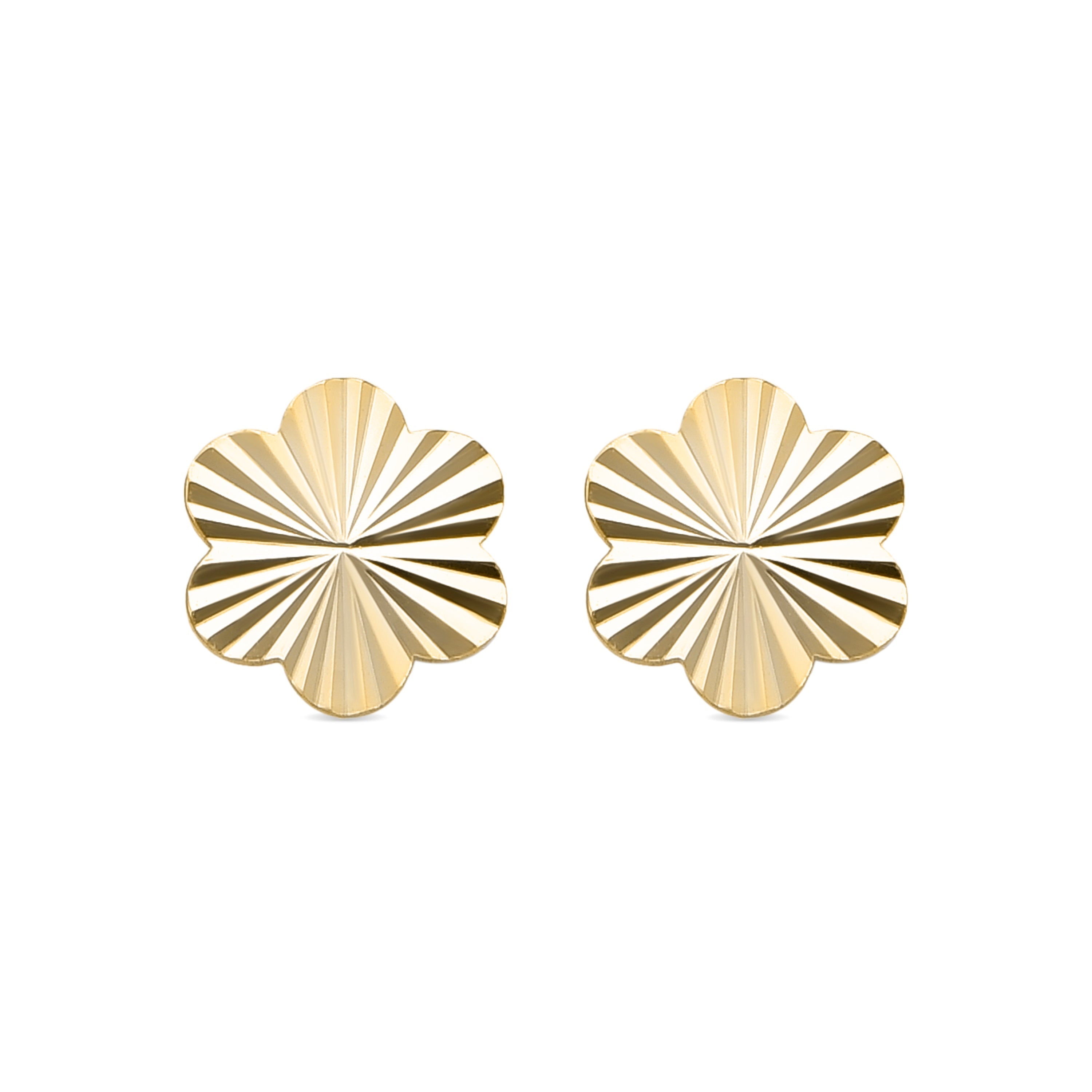 Pendientes de Plata de Ley 925 acabado oro amarillo de 18k - Vorha