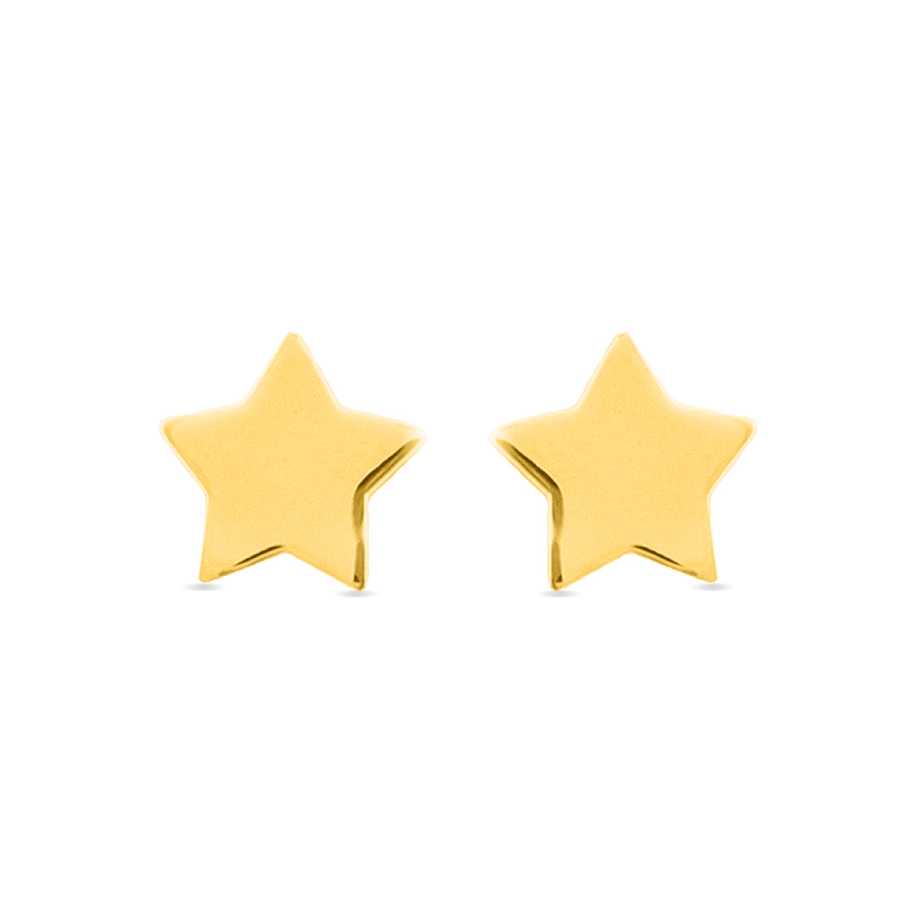925 Sterling Silver Earrings with 18K Yellow Gold Finish - Essential