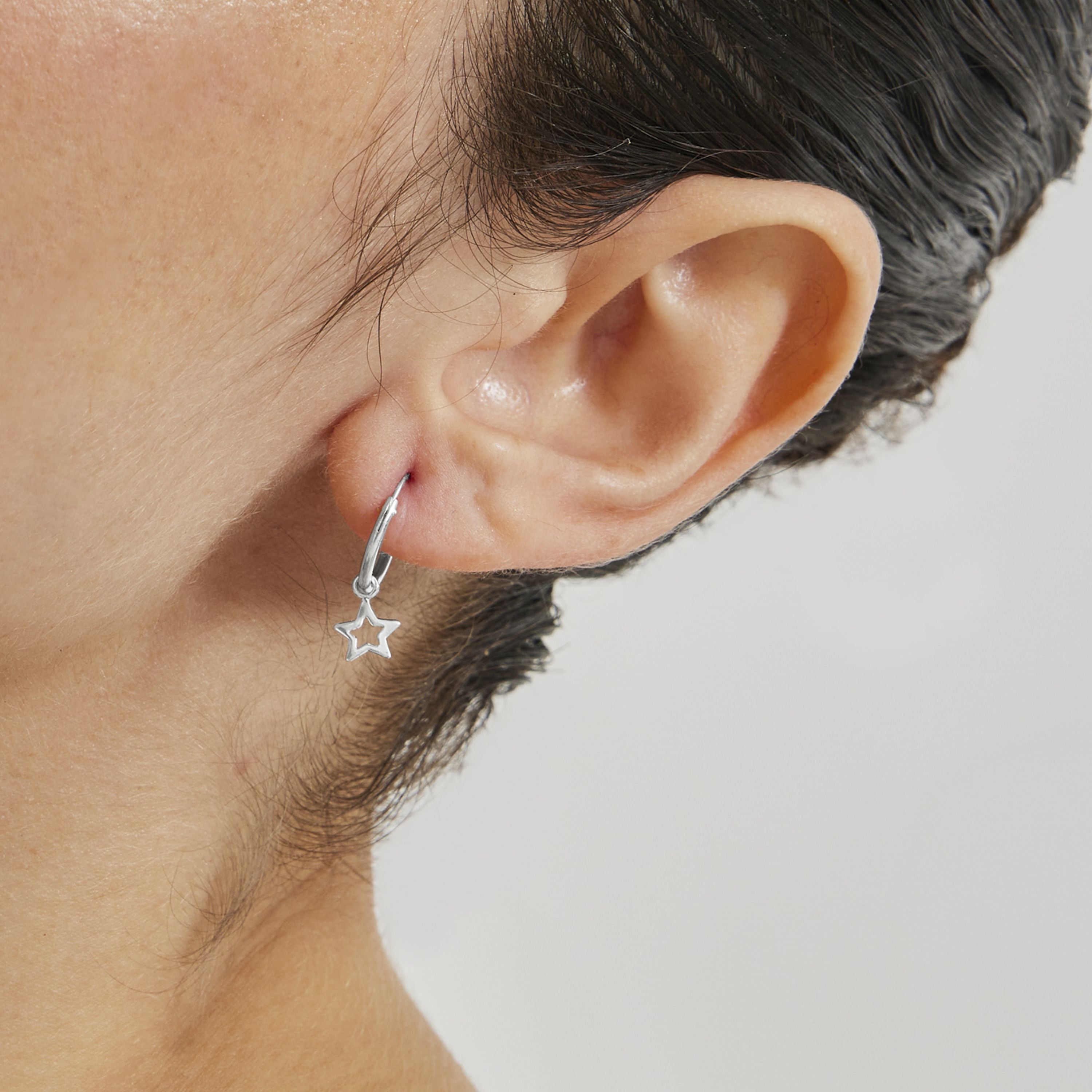 Pendientes de Plata de Ley 925 acabados en rodio - Essential