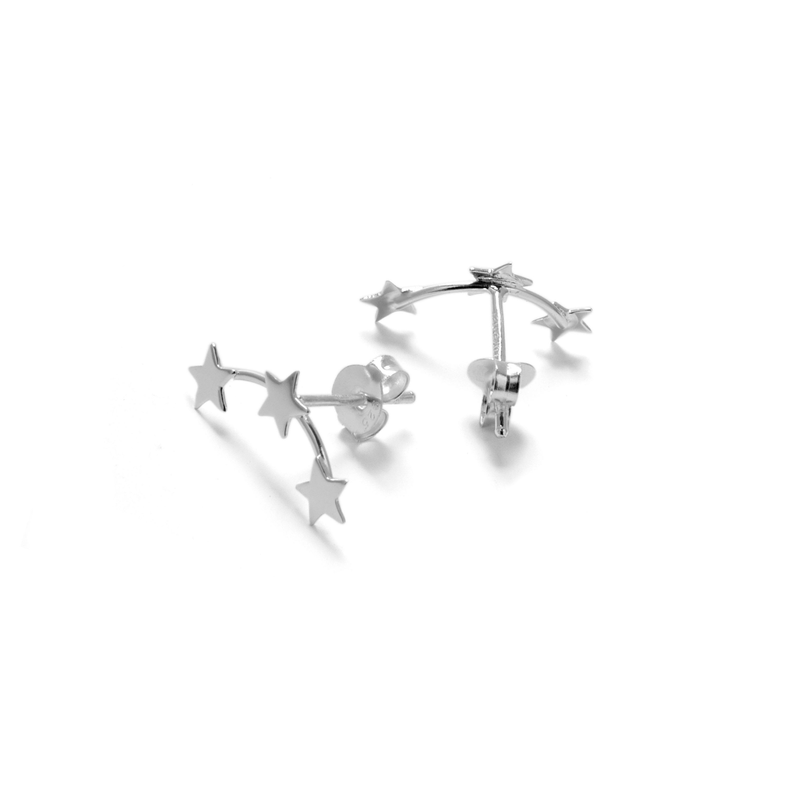 Pendientes de Plata de Ley 925 acabados en rodio - Essential