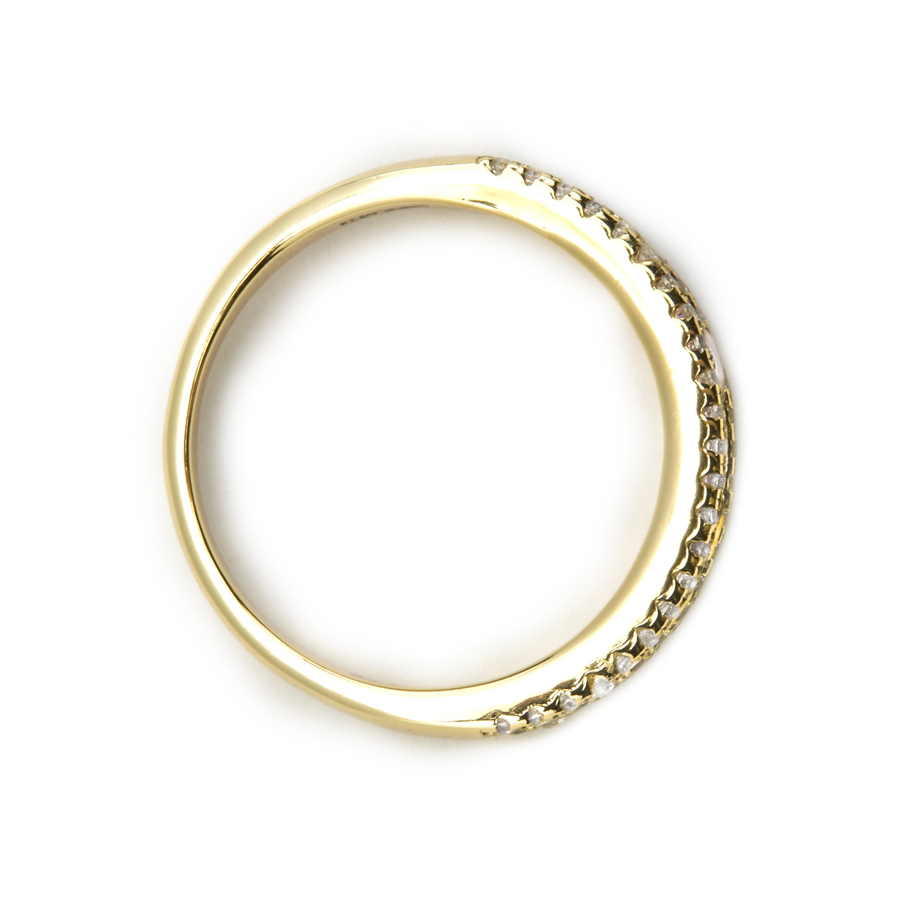 Anel Bhaime de Prata 925 com Zircônia Multicolorida e banho de ouro 18k