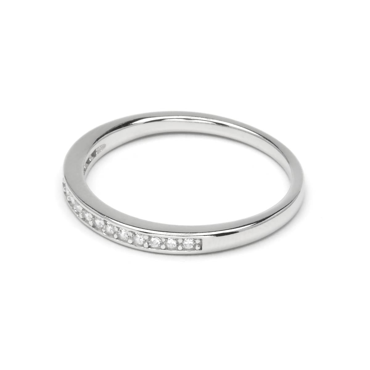925 Sterling Silver Ring with Brilliant Zircon - Haudre