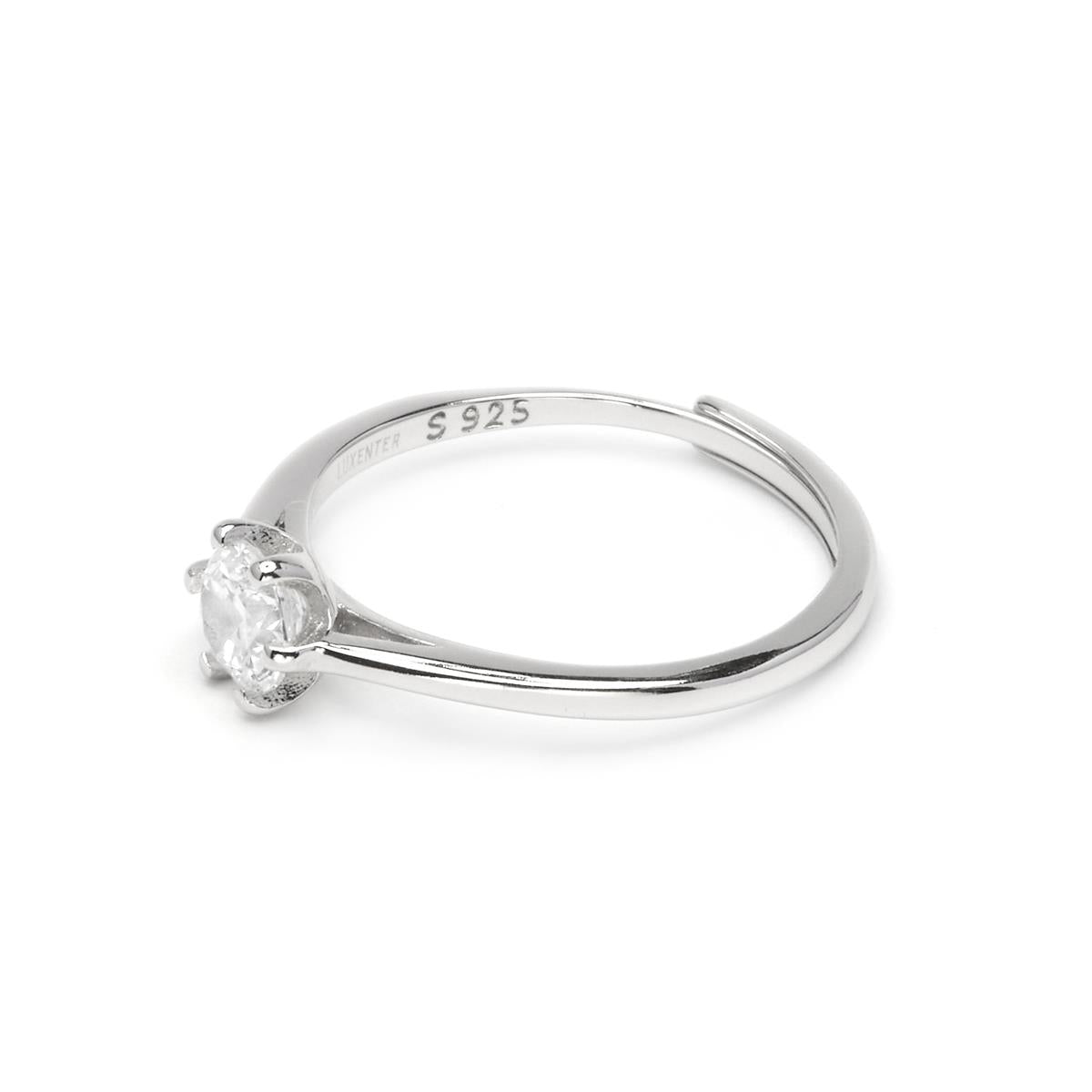Anillo de Plata de Ley 925 y Circonita Brillante - Kida