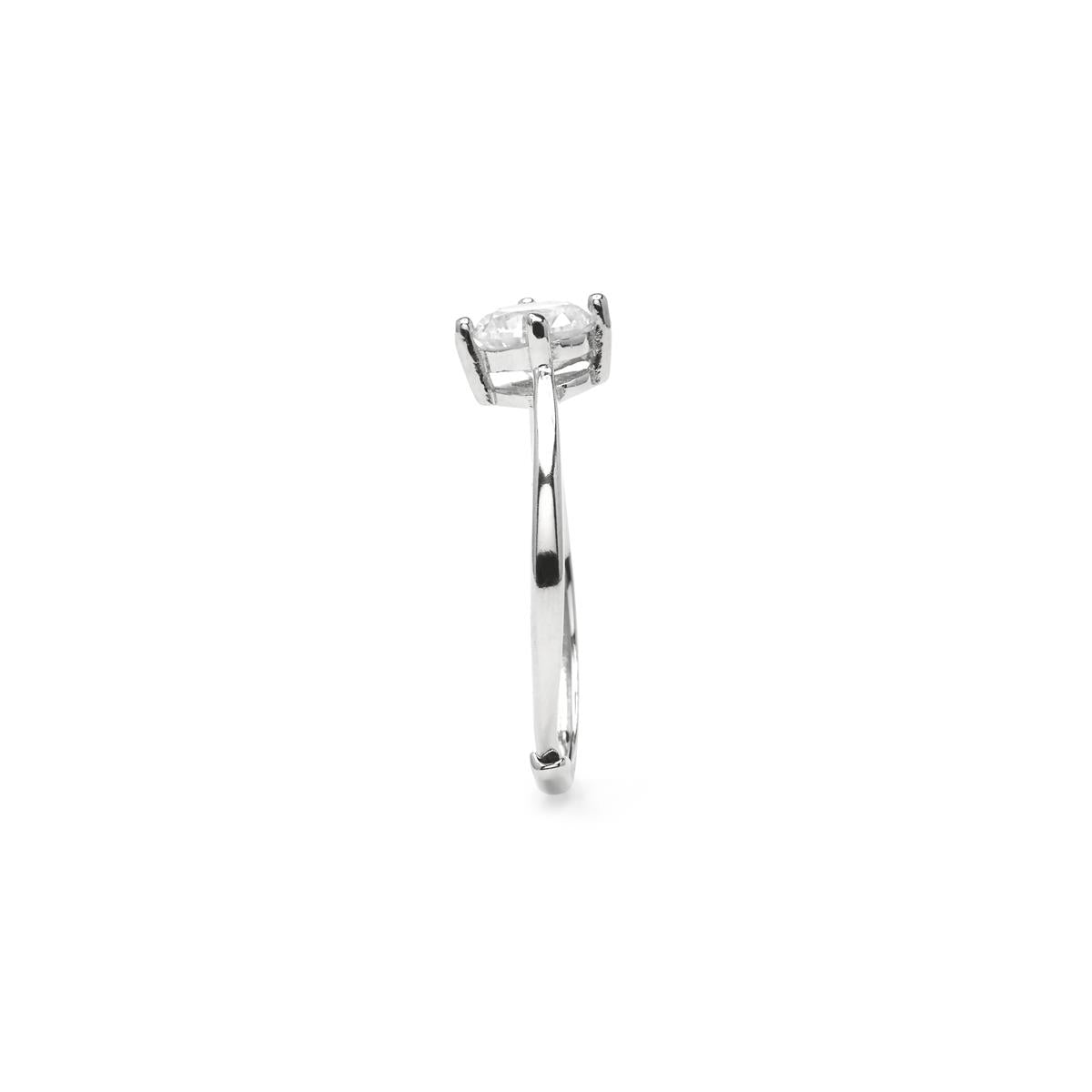 925 Sterling Silver Ring with Brilliant Zirconia - Adais