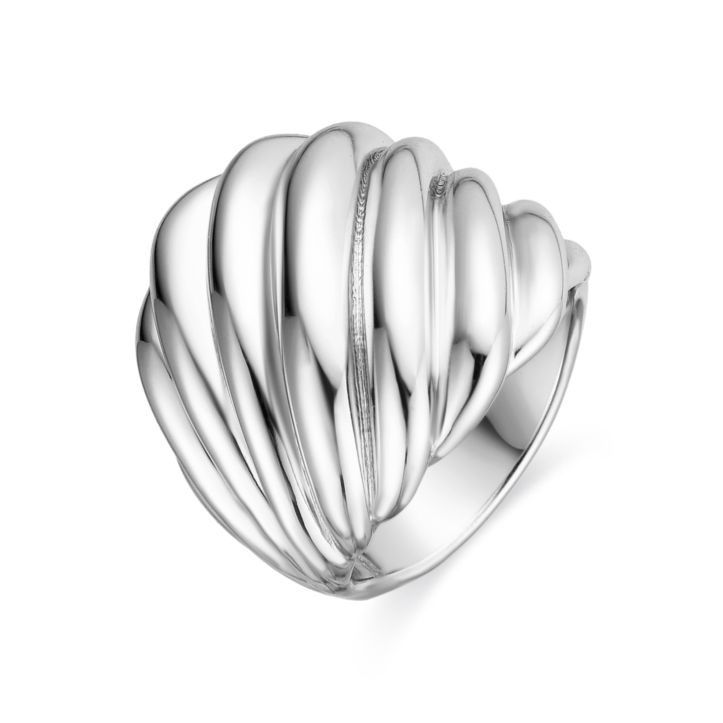 925 Sterling Silver Ring with Rhodium Finish - Goazar