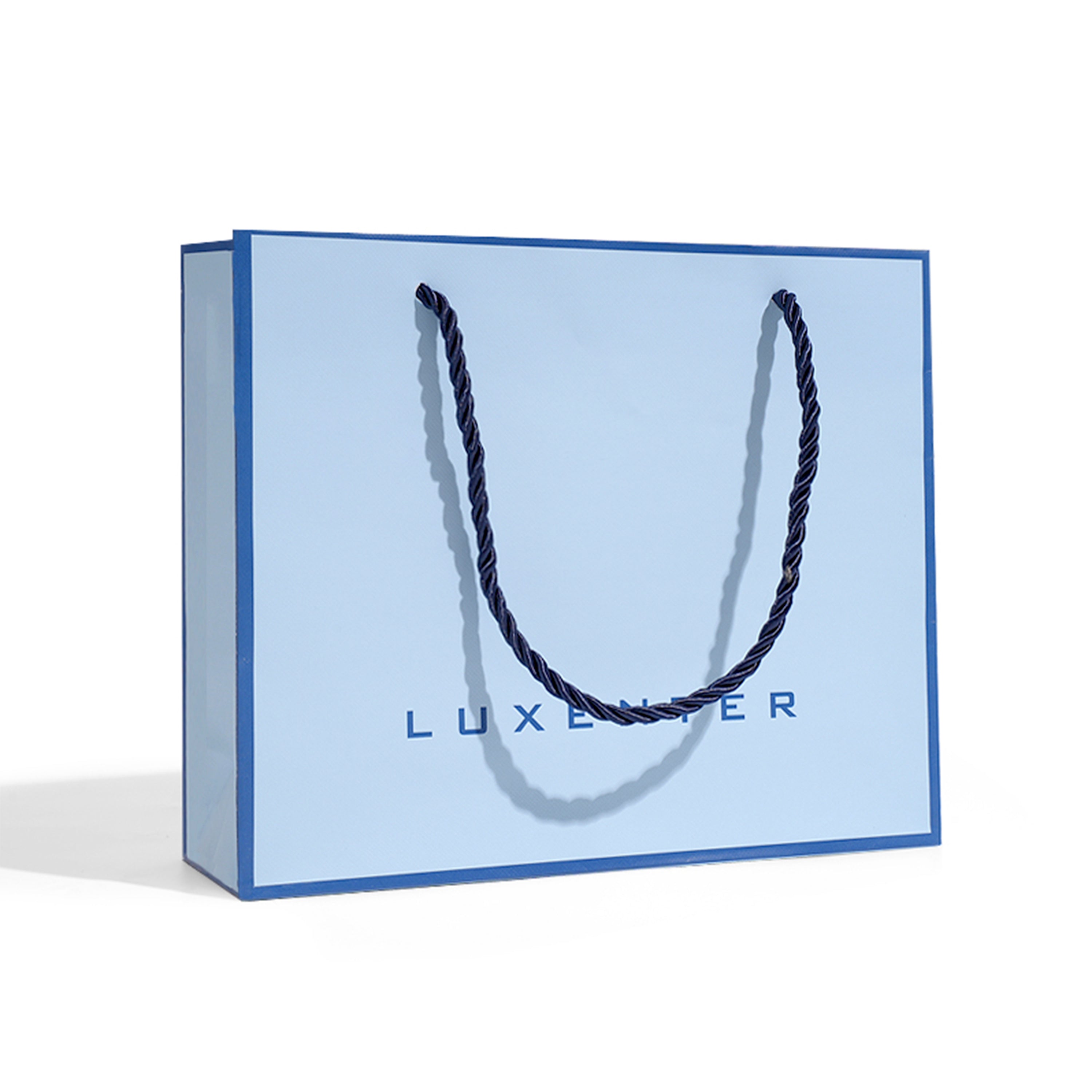 Large Blue Paper Bag - Luxenter
