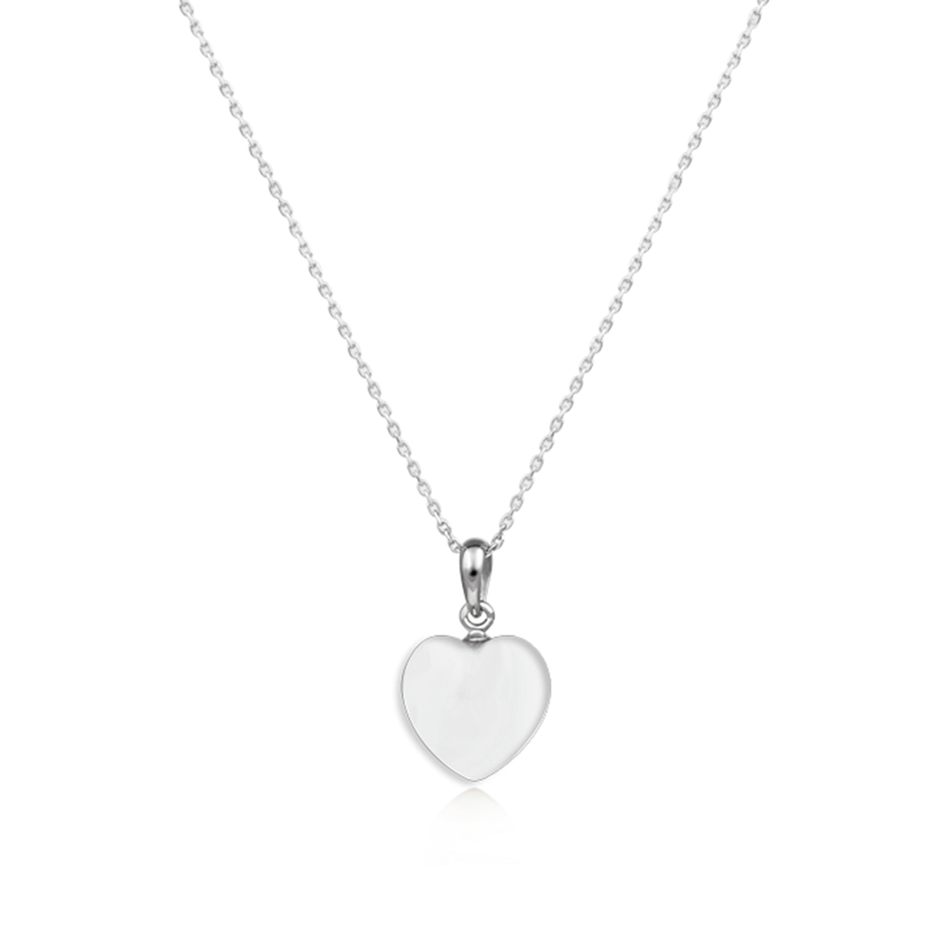 925 Sterling Silver Necklace with White Agate in Rhodium Finish - Yedia