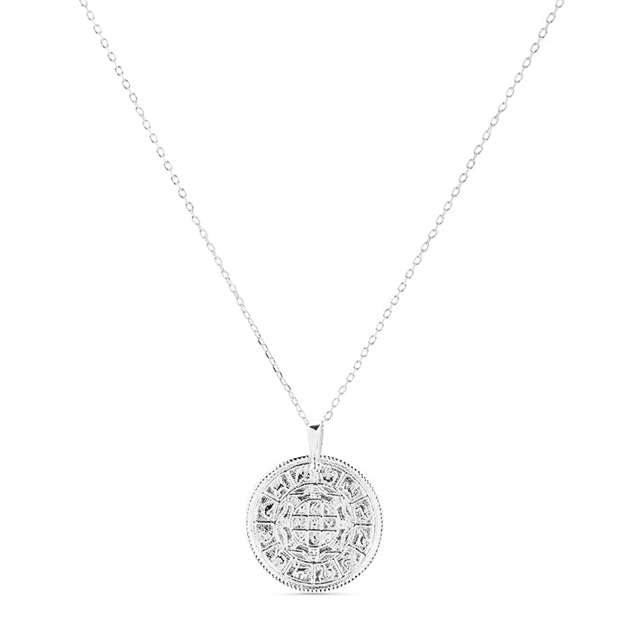 925 Sterling Silver Necklace with Rhodium Finish - Jolau